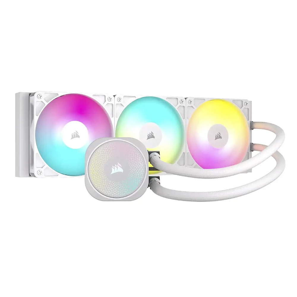 REFRIGERACIÓN LÍQUIDA PARA CPU CORSAIR NAUTILUS 360 RS ARGB 360 MM BLANCA - 1