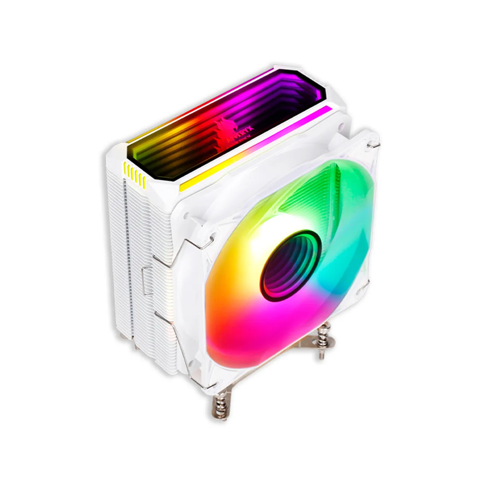 COOLER CPU ANTRYX MIRAGE INFINITY BLANCO ARGB CON ILUMINACIÓN RGB Y EFICIENTE REFRIGERACIÓN - 1