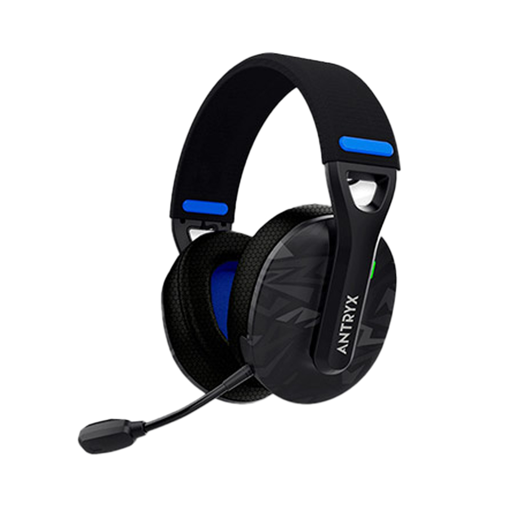 AURICULAR GAMING ANTRYX APOLO 400 TRIX RGB BLACK CON CONECTIVIDAD INALÁMBRICA Y BLUETOOTH - 1