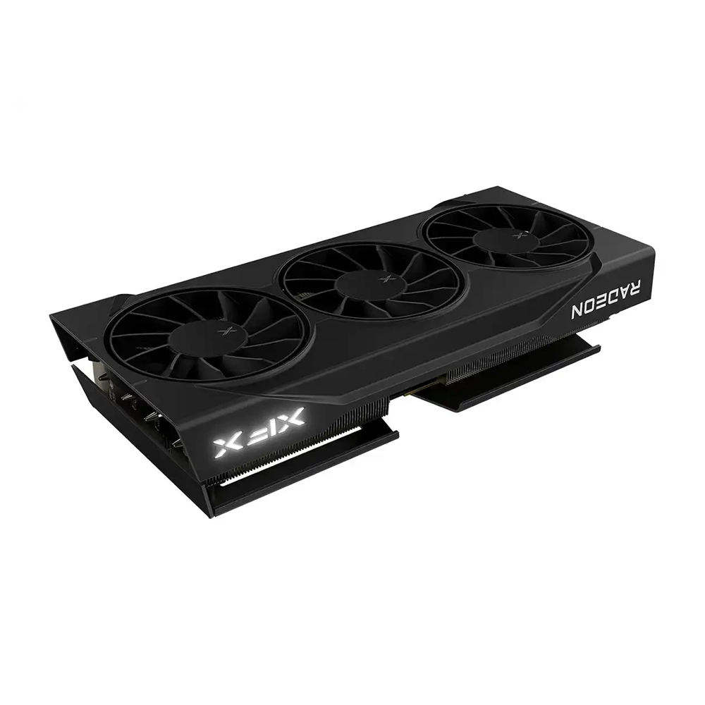 TARJETA GRÁFICA XFX RADEON RX 9060 XT 16GB, 128 BIT, OVERCLOCK, 3 VENTILADORES, ALTO RENDIMIENTO - 1