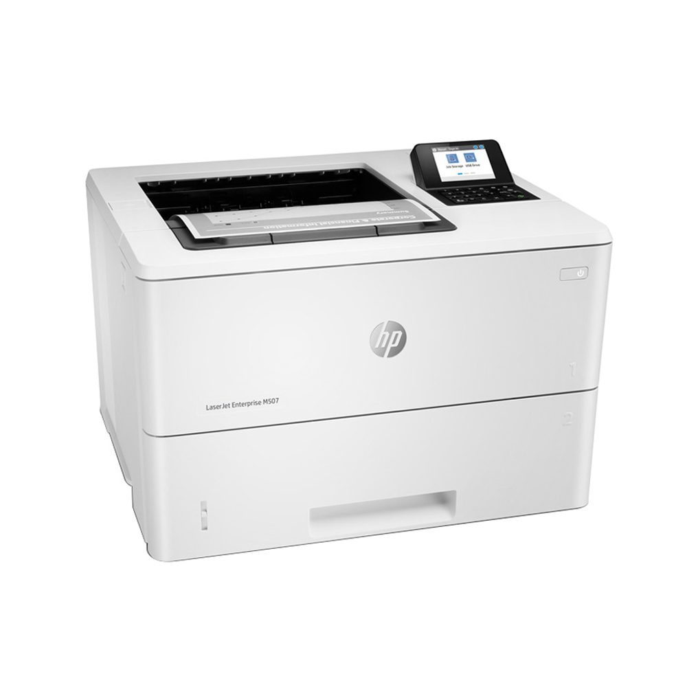 IMPRESORA LÁSER HP LASERJET ENTERPRISE M507DN, MONOCROMO, 45 PPM, IMPRESIÓN DÚPLEX, 650 HOJAS, ETHERNET - 1