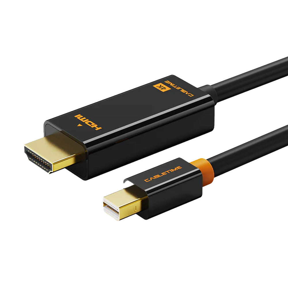 CABLE MINI DP A HDMI CABLETIME CD51K 1.8MTS - 1