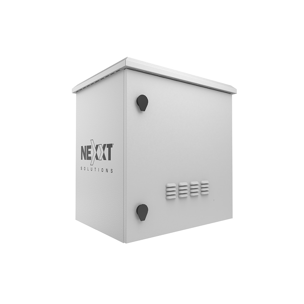 GABINETE EXTERIOR NEXXT SOLUTIONS NPC-O12U64P ACERO SPCC RECUBRIMIENTO EN POLVO GRIS CLARO - 1