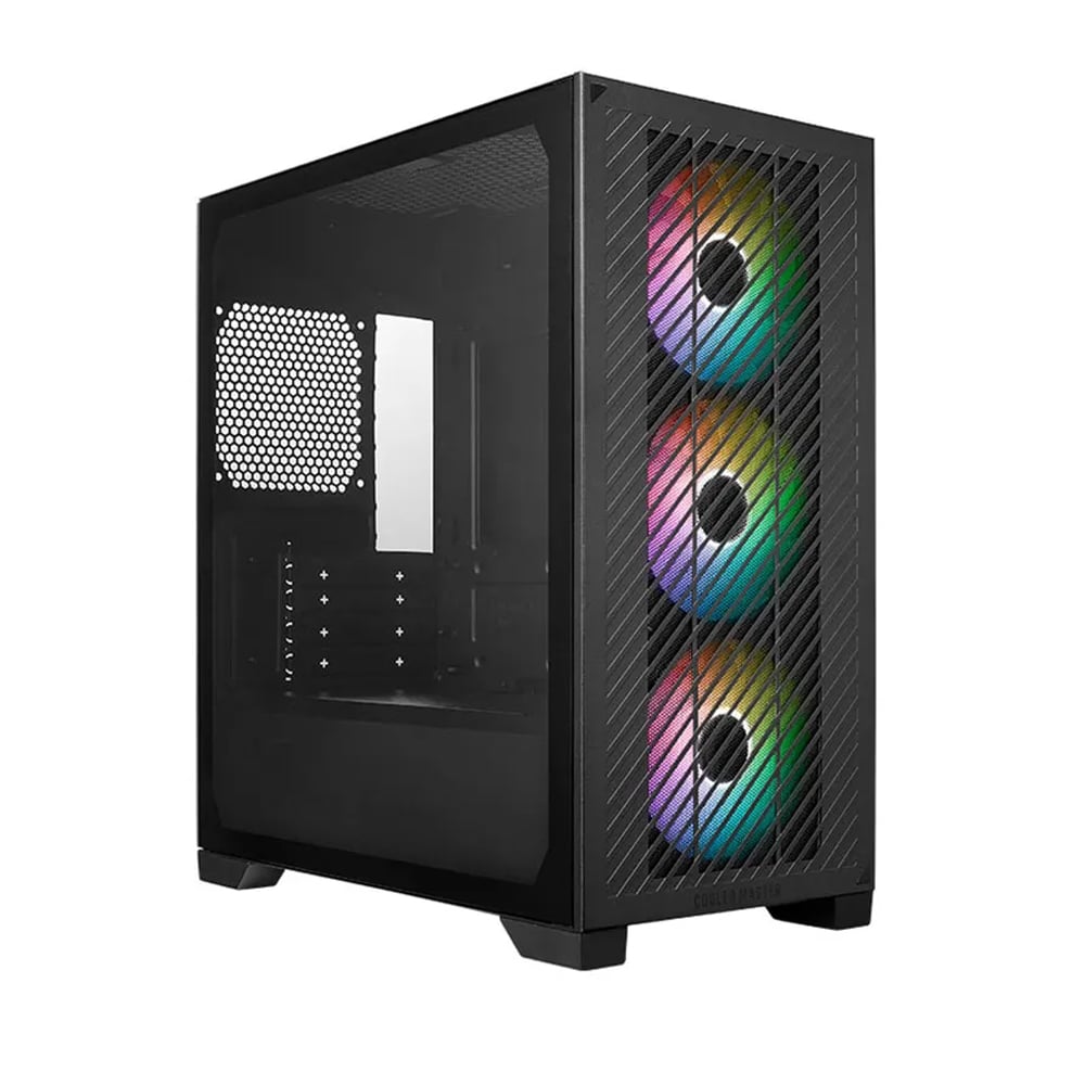 CASE MINI TOWER COOLER MASTER ELITE 301 ARGB 3 FAN CONECTIVIDAD RGB - 1