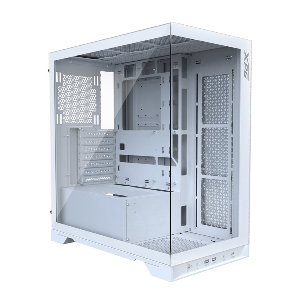 CASE GAMER XPG INVADER X BLANCO 4 VENTILADORES ARGB - 1