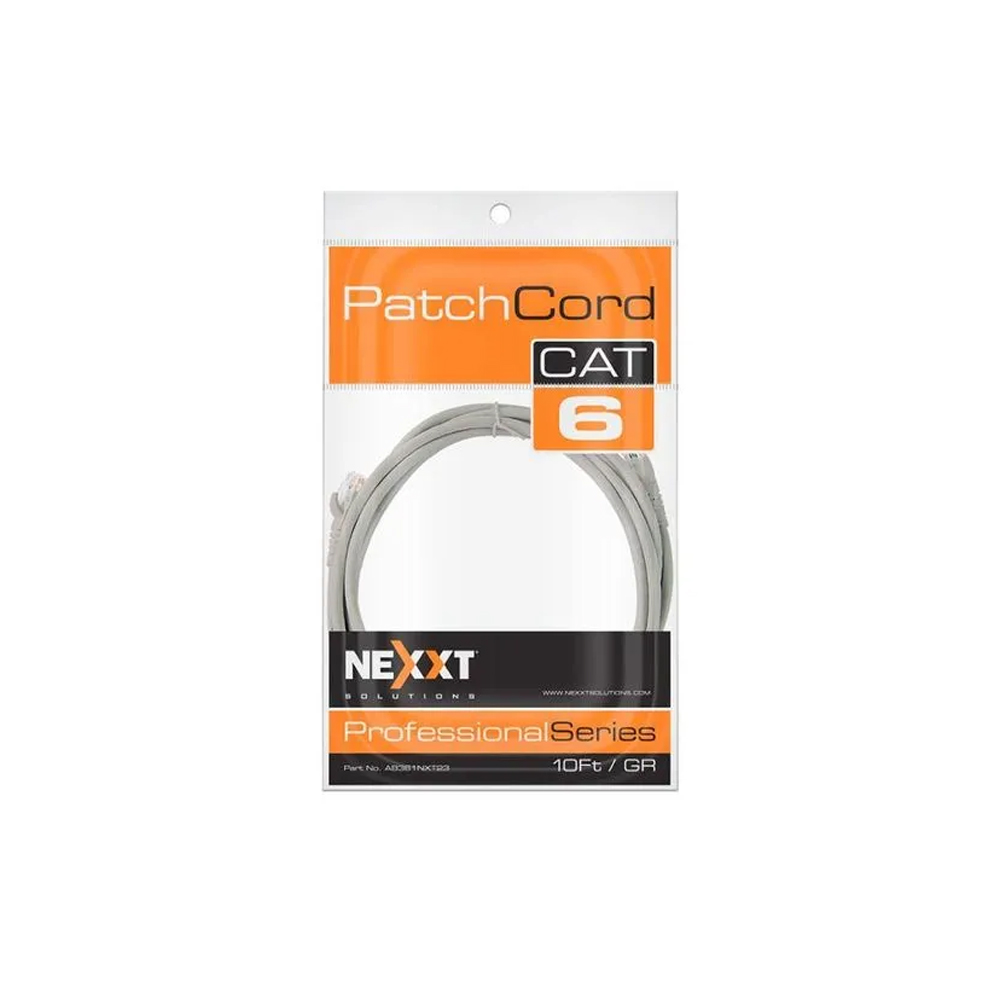 CABLE ETHERNET NEXXT CAT6 DE 7 PIES - CONEXIÓN RÁPIDA, ALTA VELOCIDAD Y RENDIMIENTO CONFIABLE - 1