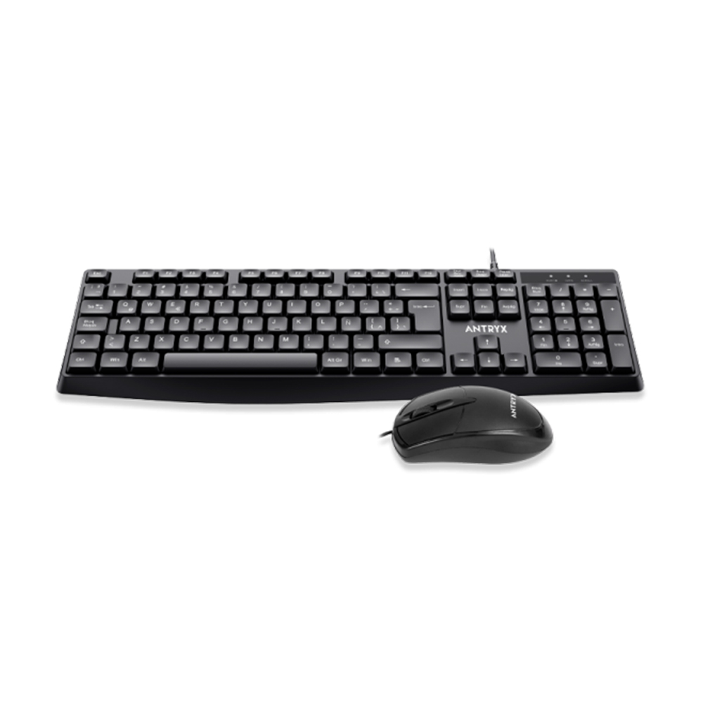 TECLADO Y MOUSE ANTRYX PS-960 USB - 1