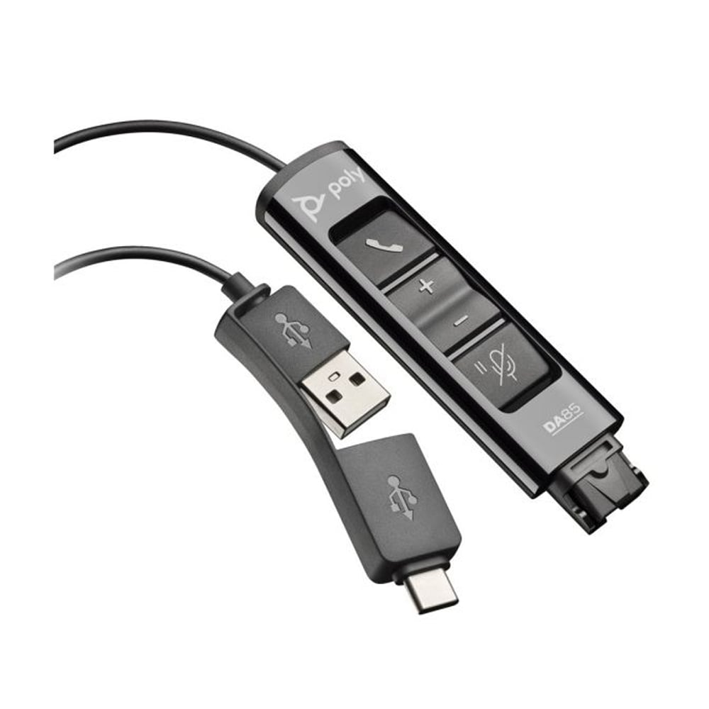 TARJETA DE SONIDO POLY DA75 USB-C USB-A COMPATIBILIDAD CON VICTUS Y PAVILION PLUS LAPTOP - 1