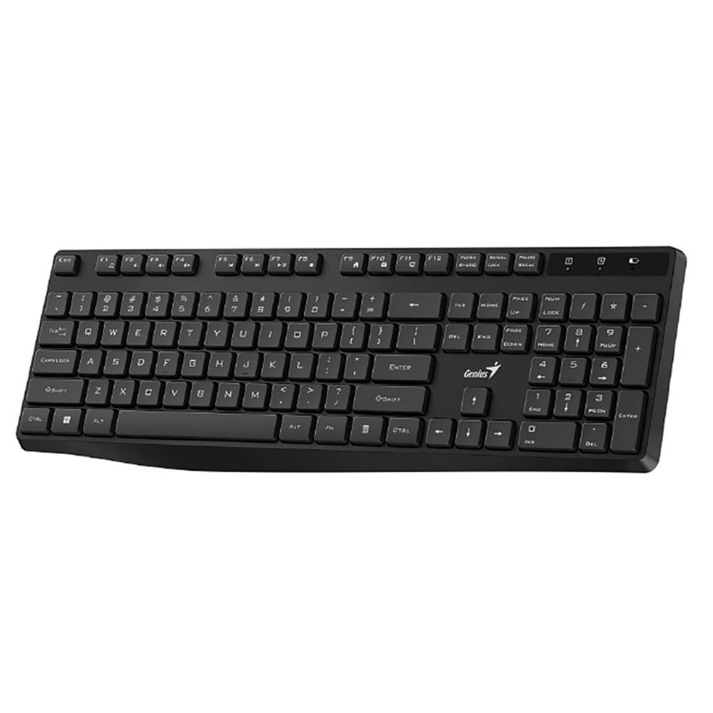 TECLADO GENIUS KB-7200 AI COPILOT MULTIMEDIA WIRELESS USB BLACK - 1