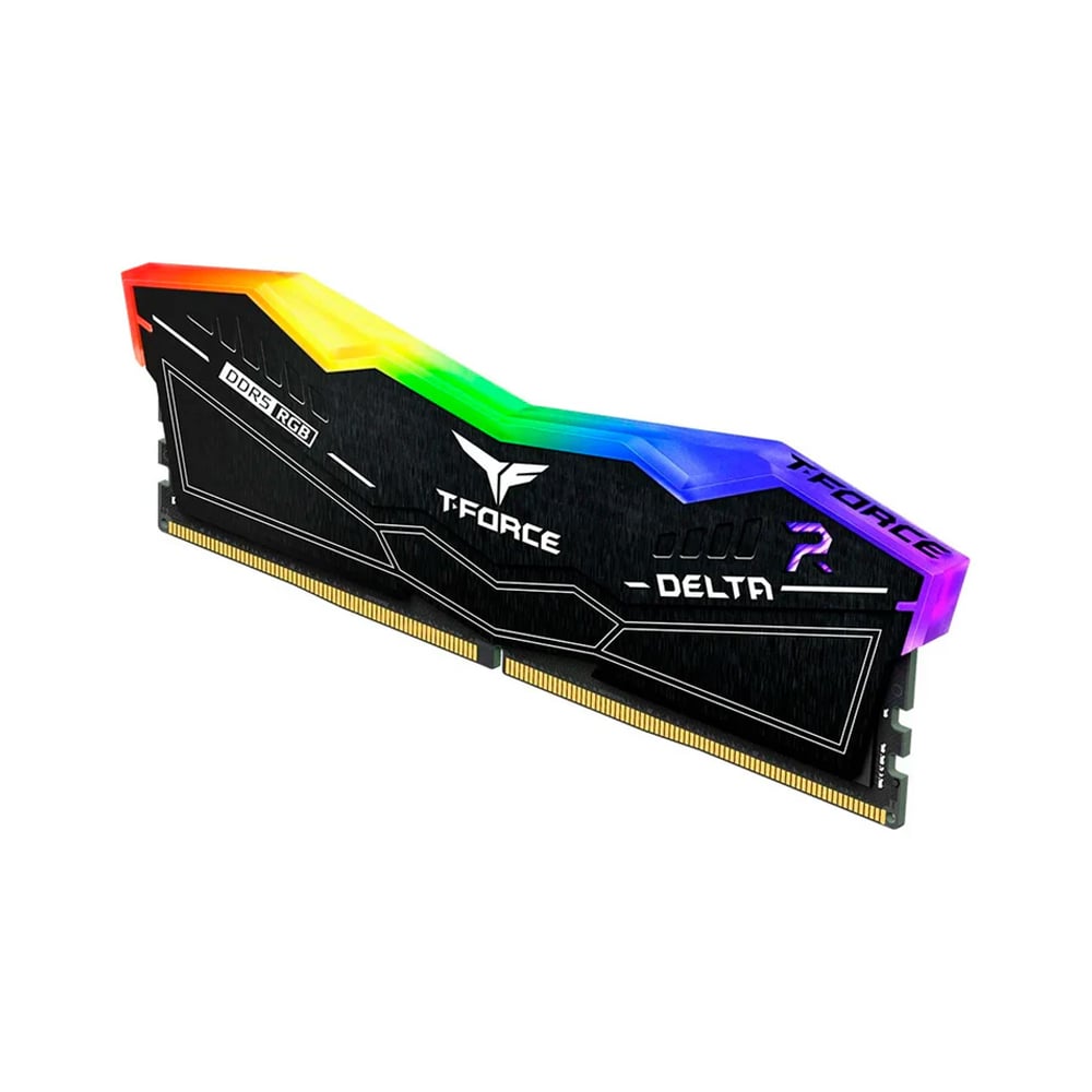 MEMORIA TEAMGROUP T-FORCE DELTA RGB 16GB DDR5-5200 MHZ CL40 1.25V PARA GAMING Y OVERCLOCKING - 1