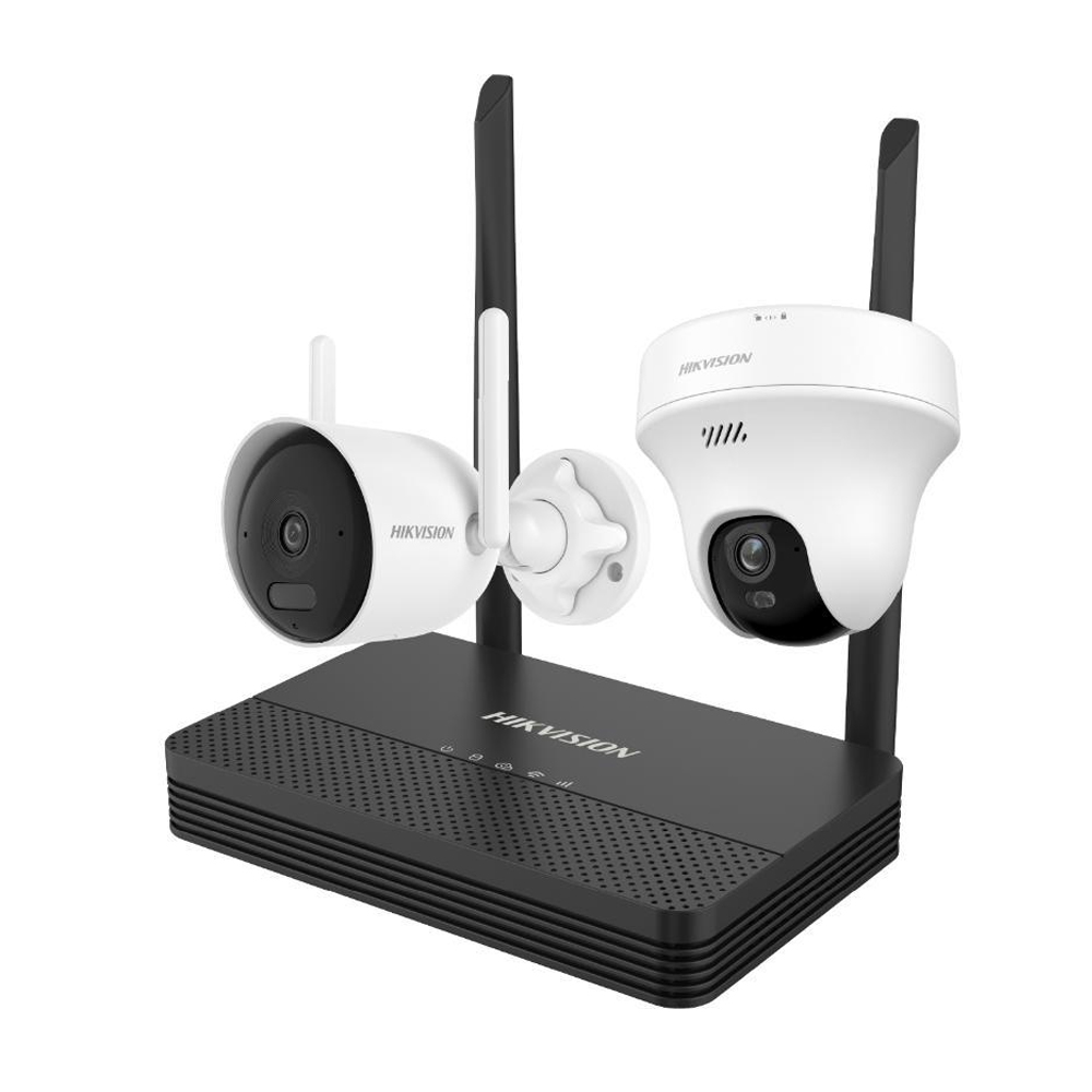 SISTEMA DE SEGURIDAD HIKVISION NKS4245WBTH CON 1 CÁMARA DE 4 MP Y 1 CÁMARA DE 5 MP - 1