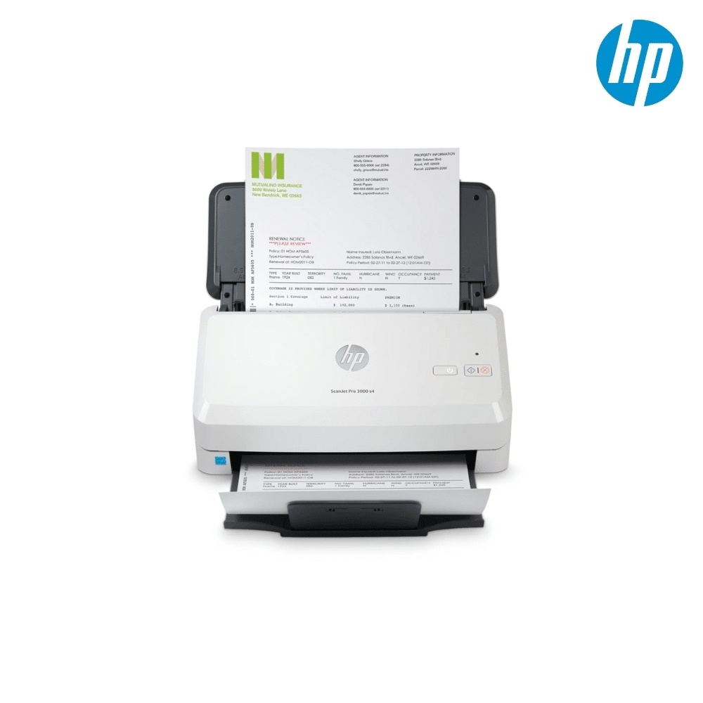 ESCÁNER DE DOCUMENTOS HP SCANJET PRO 3000 S4 A DOBLE CARA, 600 X 600 PPP, TAMAÑO A3, CONECTIVIDAD USB - 1