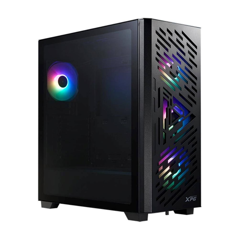 CASE GAMER XPG LANDER 501 CAPACIDAD DE VENTILACIÓN 4 VENTILADORES ARGB COLOR NEGRO - 1