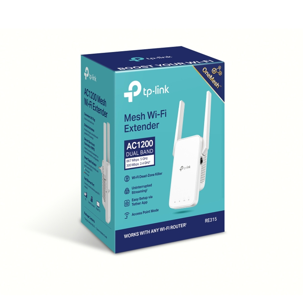 EXTENSOR WI-FI TP-LINK RE315 AC1200 CONECTIVIDAD DOBLE BANDA - 1