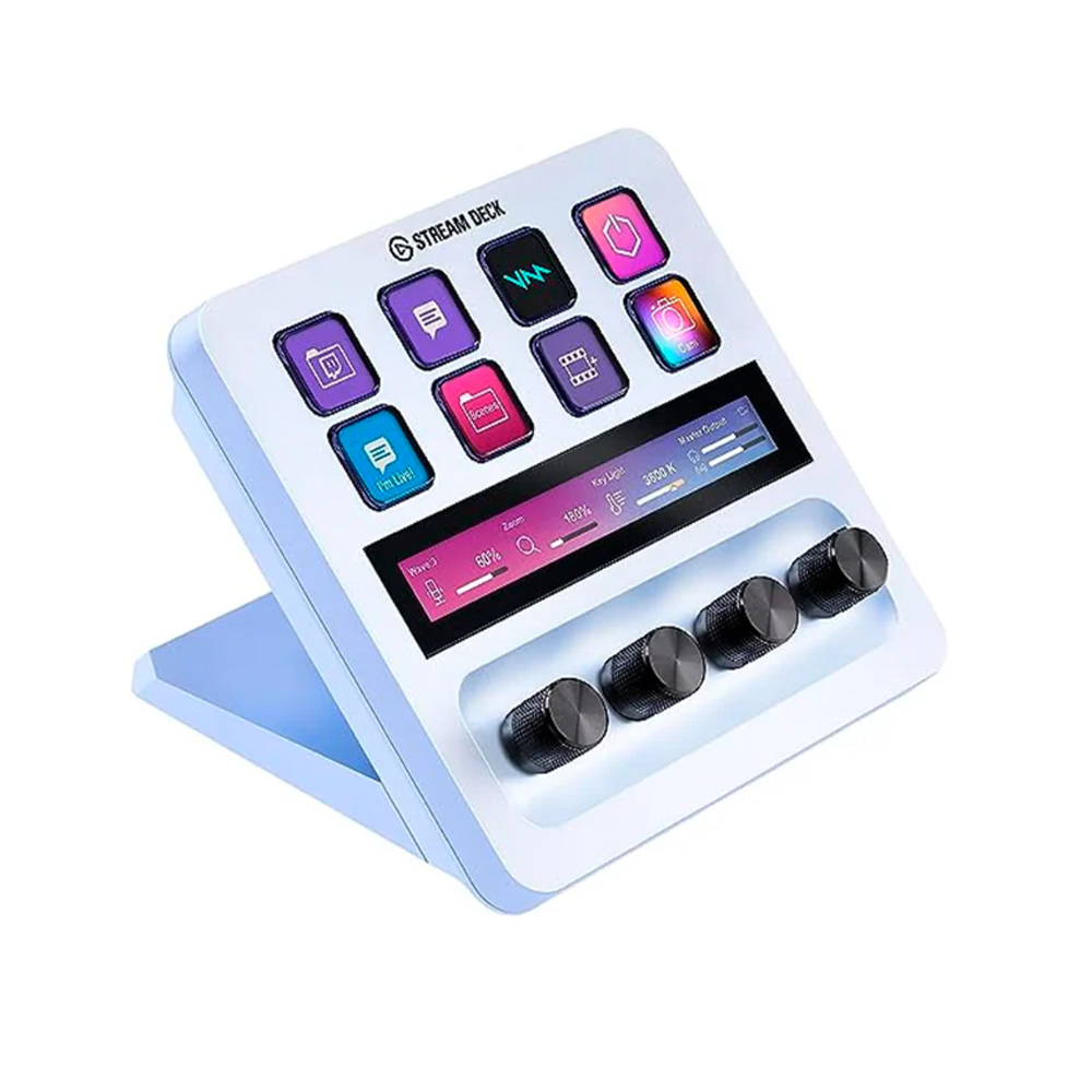STREAM DECK+ ELGATO WHITE 9 TECLAS LCD - 1