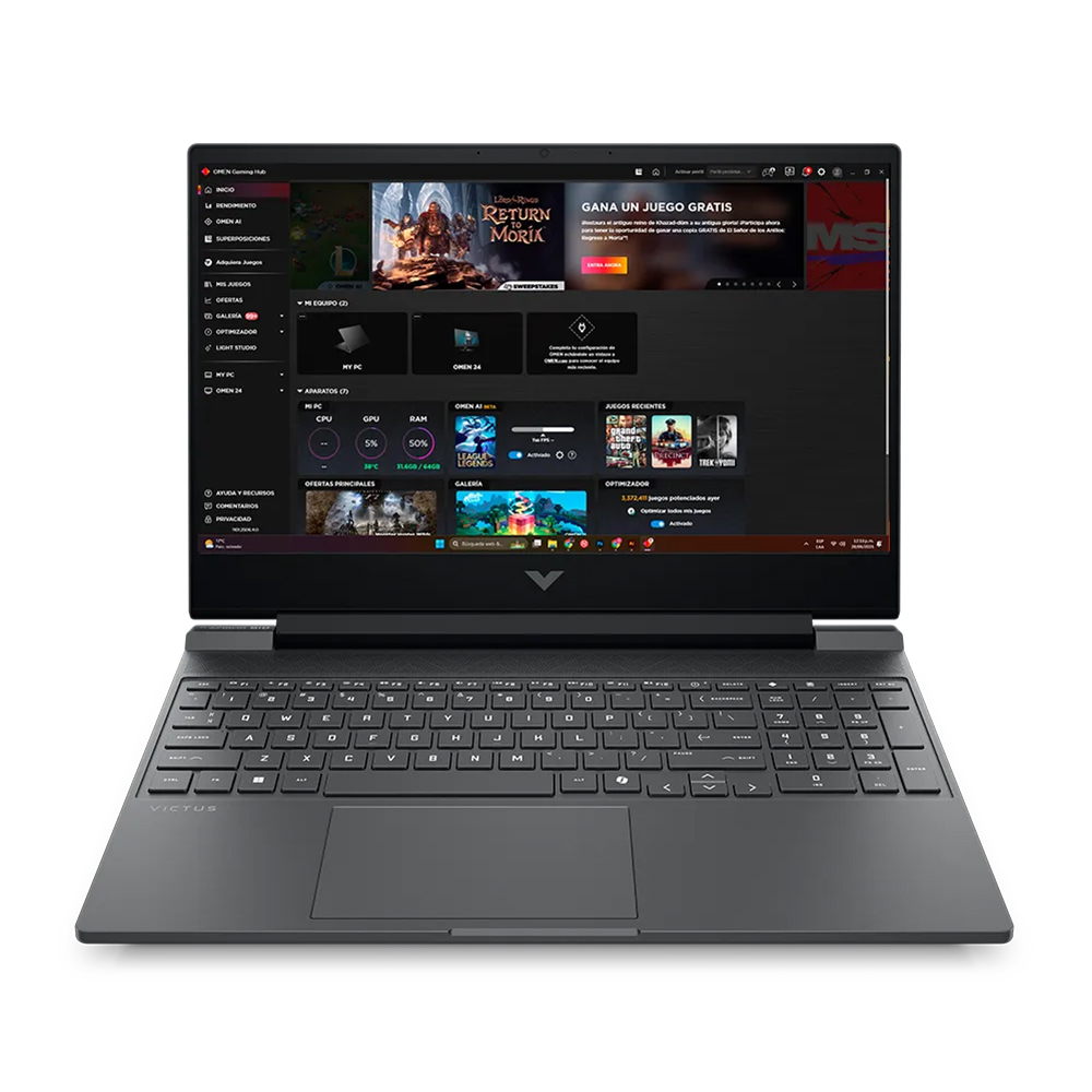 HP 15-FB3021LA NOTEBOOK 15' RYZEN 7 7445HS 4.7 GHZ 16 GB DDR5 SSD AMD RADEON 760M - 1