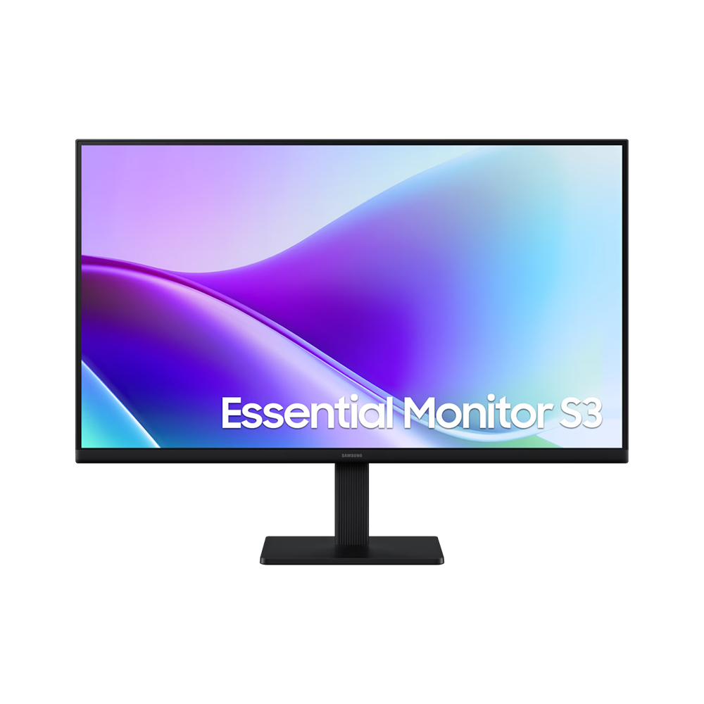 MONITOR SAMSUNG ESSENTIAL S3 27' FHD HDMI 120HZ 5MS GANANCIA DE TIEMPO DE RESPUESTA NEGRA - 1