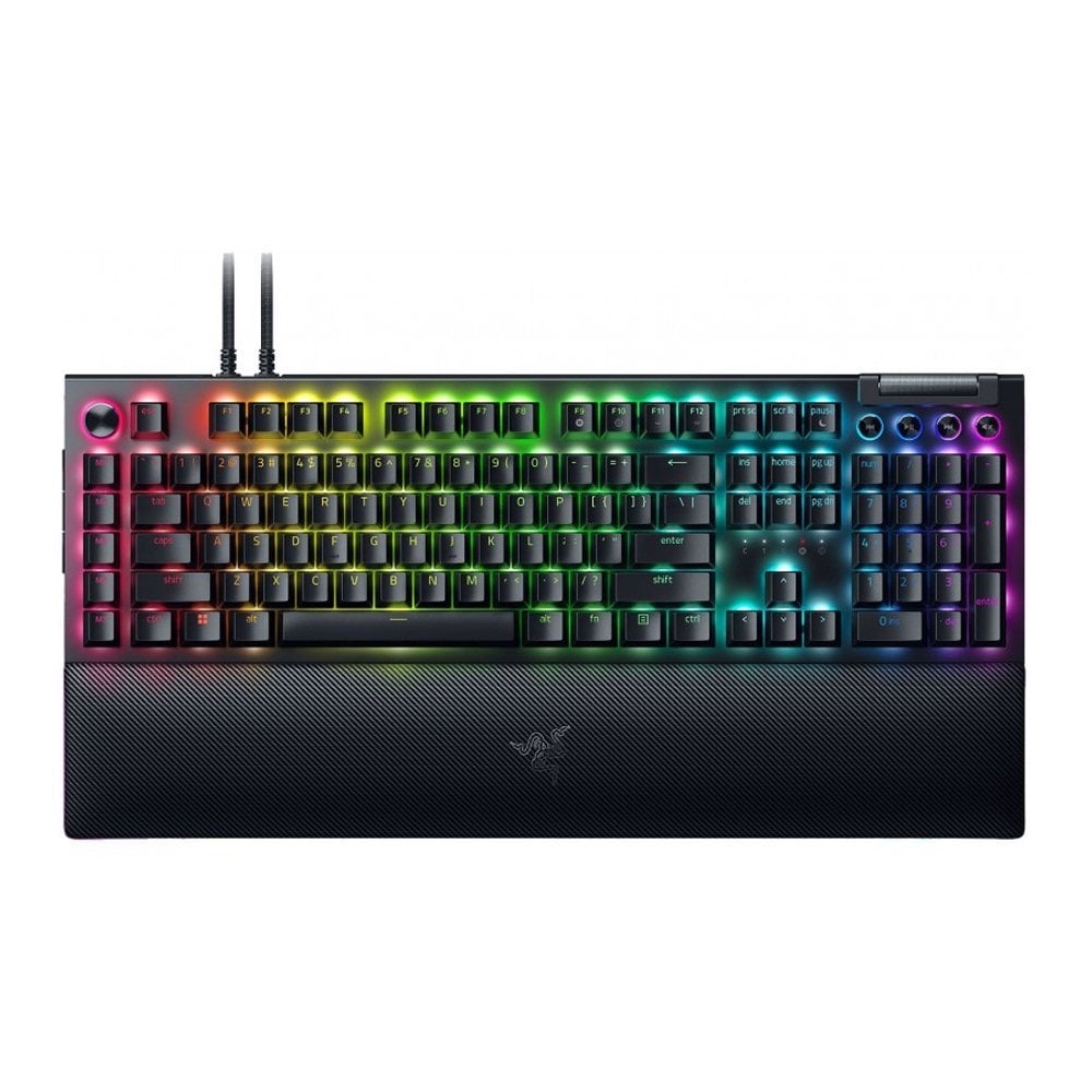 TECLADO RAZER BLACKWIDOW V4 PRO MECÁNICO USB-C SWITCH GREEN CHROMA BLACK - 1