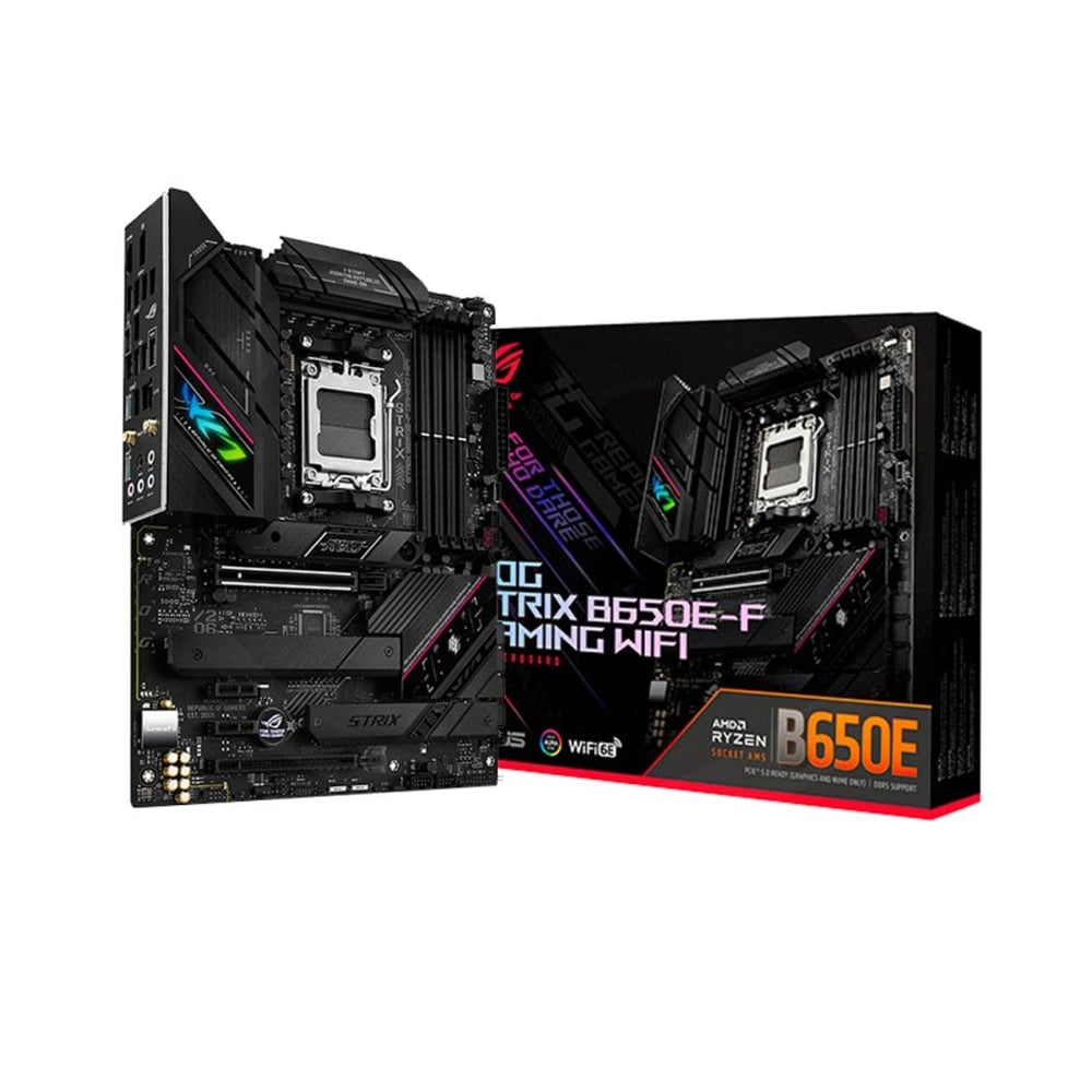 PLACA BASE ASUS ROG STRIX B650E GAMING WIFI DDR5 HDMI USB DP SOPORTE AMD - 1
