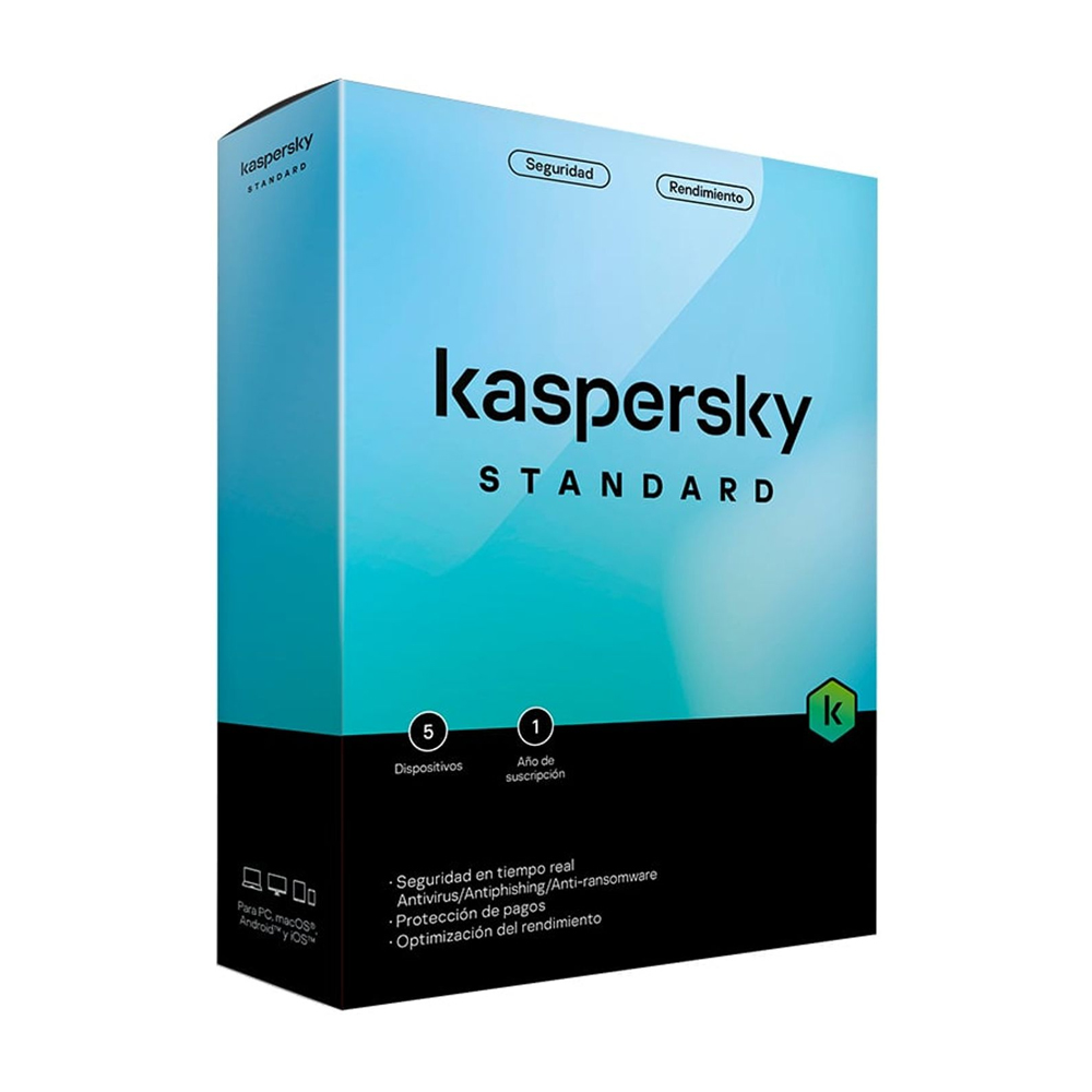 ANTIVIRUS KASPERSKY STANDAR 5PC 1 AÑO - 1