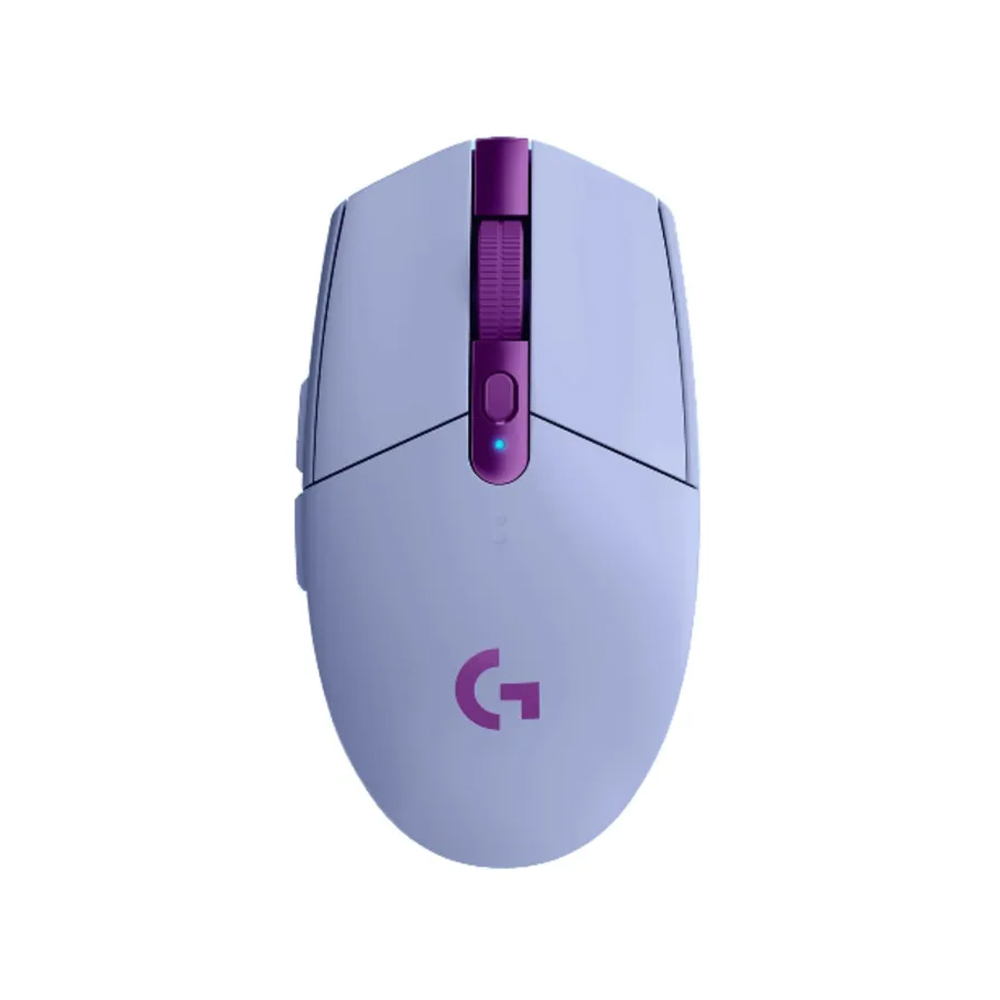 MOUSE LOGITECH G305 LIGHTSPEED WIRELESS USANDO TECNOLOGÍA INALÁMBRICA COLOR LILA - 1