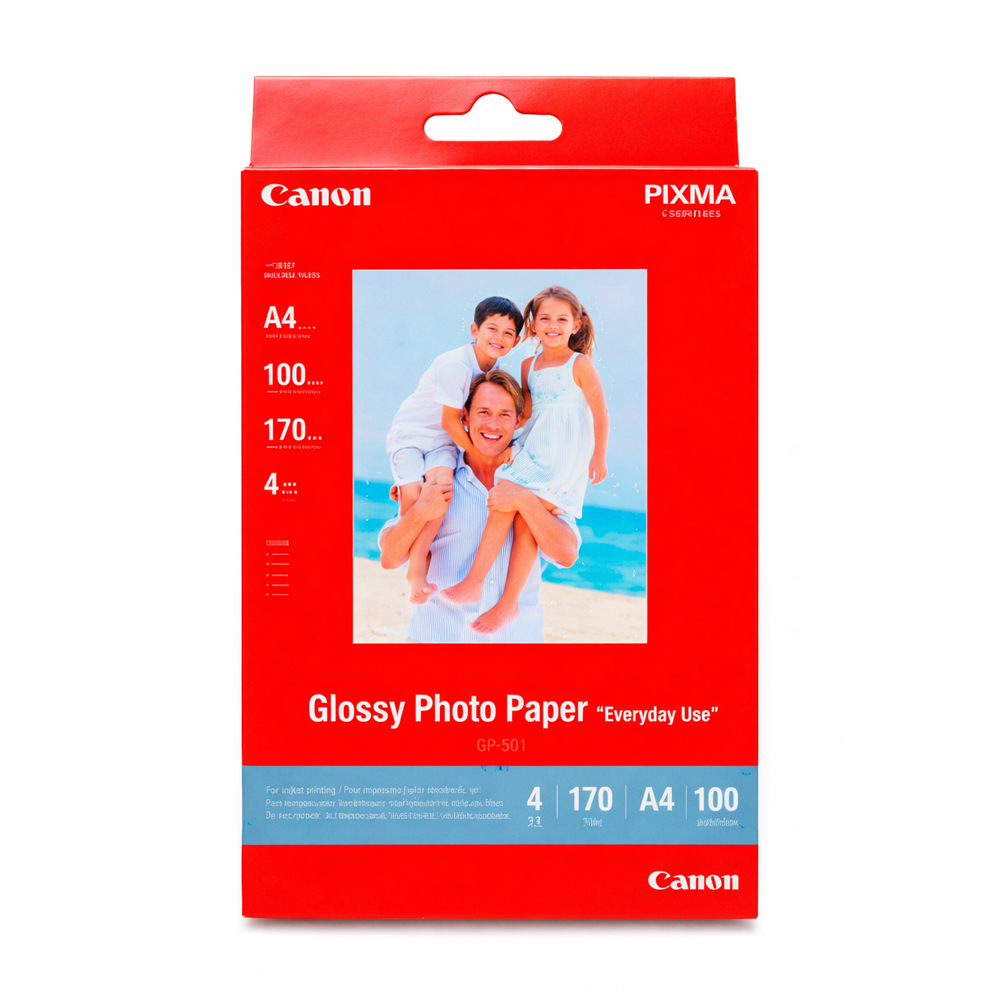 Canon Fotopapier GP-501 DIN A4 hochglänzend 200 g/qm 100 Blatt >> büroshop24 Canon Fotopapier GP-501 DIN A4 hochglänzend 200 g/qm 100 Blatt >> büroshop24