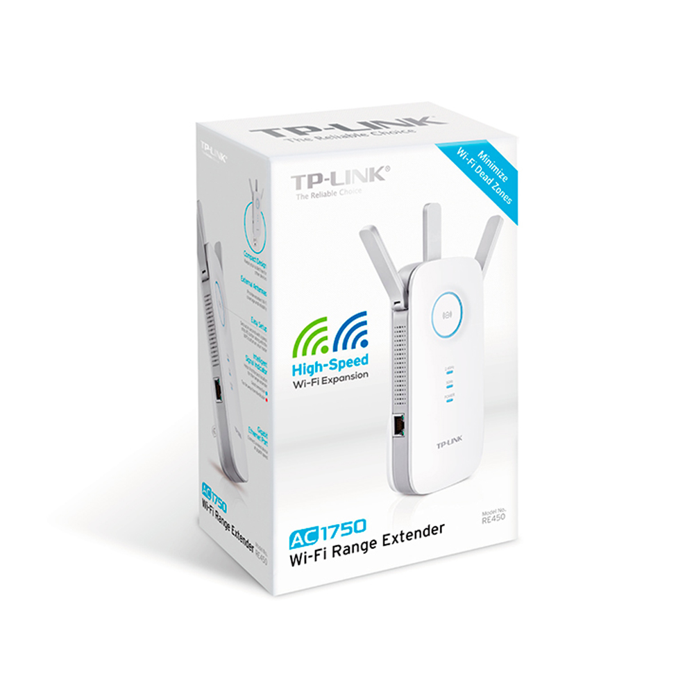 EXTENSOR WI-FI TP-LINK RE450 AC1750 VELOCIDAD 2 BANDAS - 1