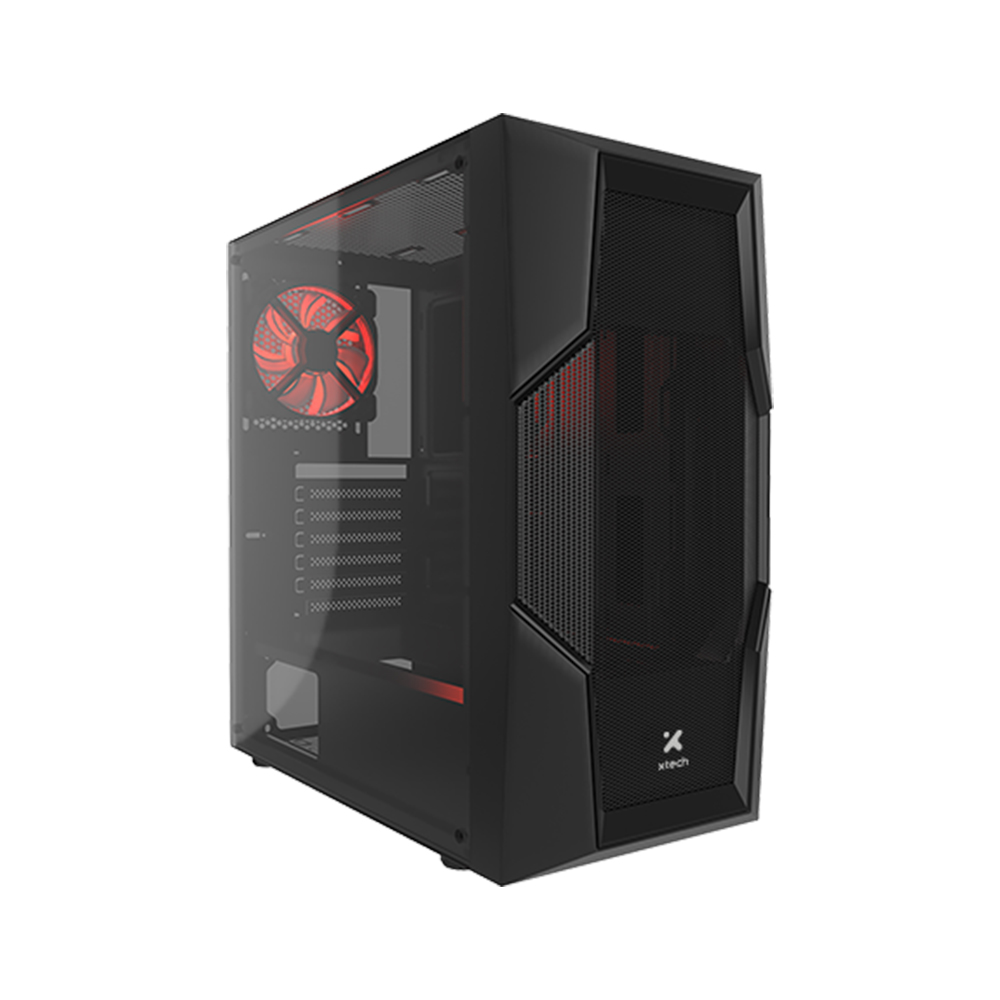 MID TOWER XTECH GAMING SERIES PHOBOS ATX PANEL LATERAL CON VENTANA CRISTAL TEMPLADO - 1