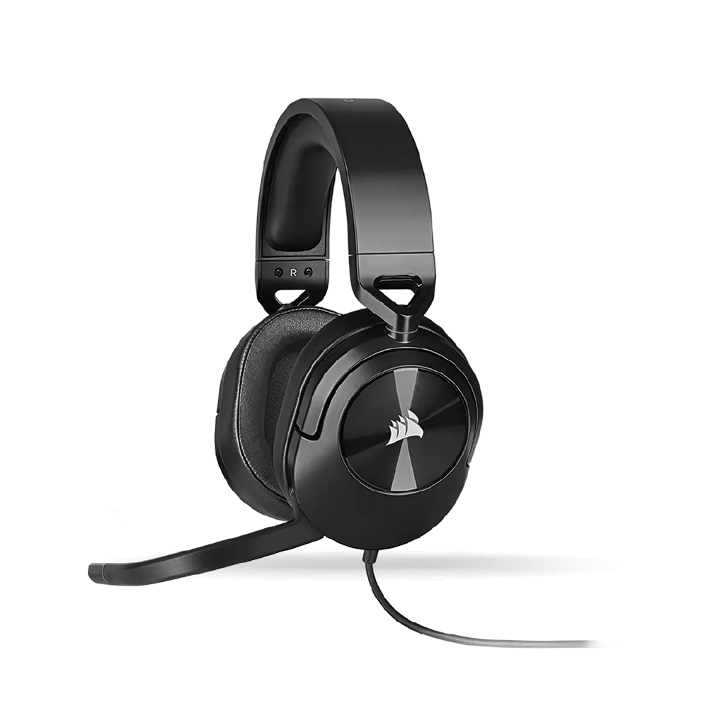 AURICULAR GAMING CORSAIR HS55 SURROUND 7.1 SONIDO INMERSIVO CONFORTABLE NEGRO - 1
