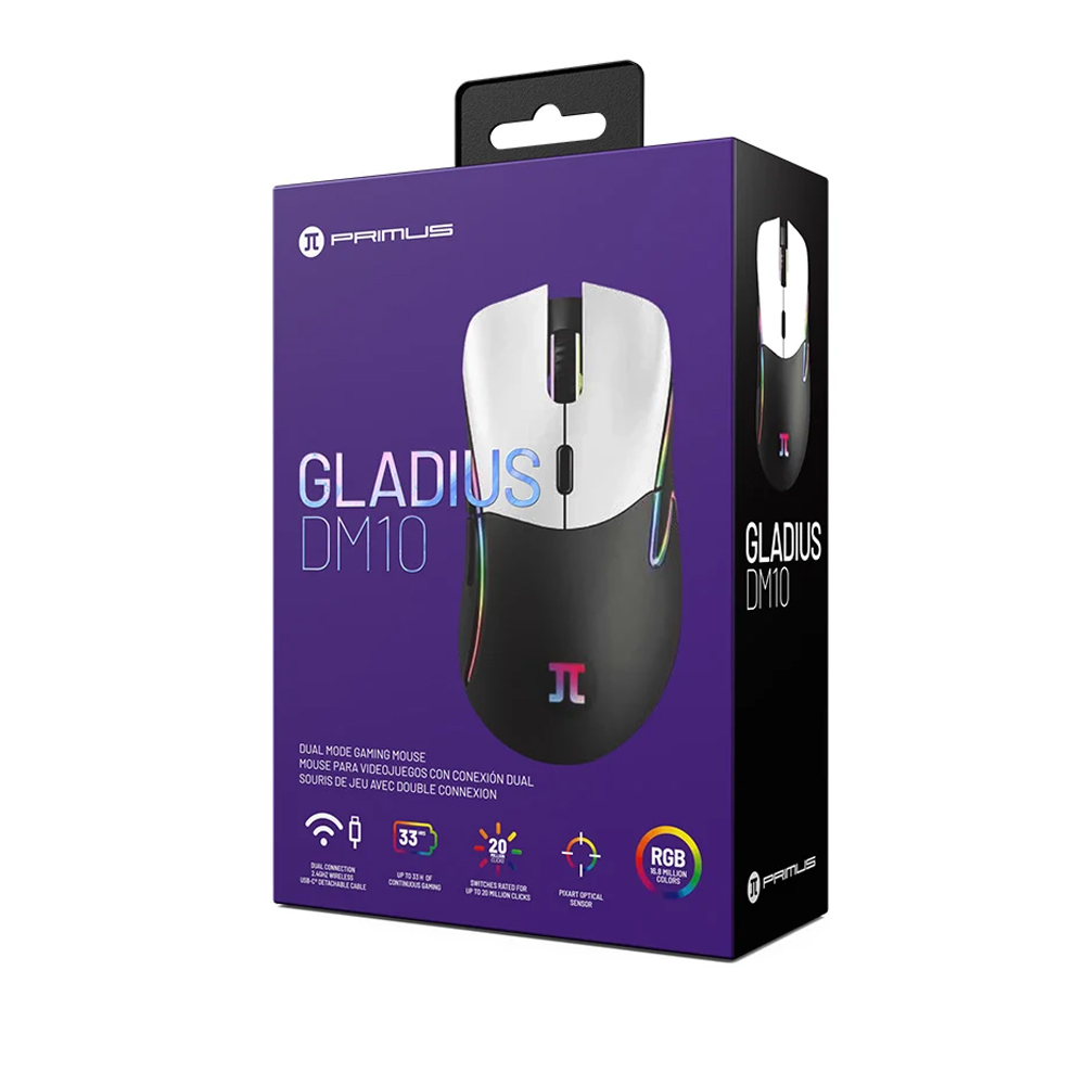MOUSE PRIMUS GAMING - 2.4 GHZ - WIRELESS - 1