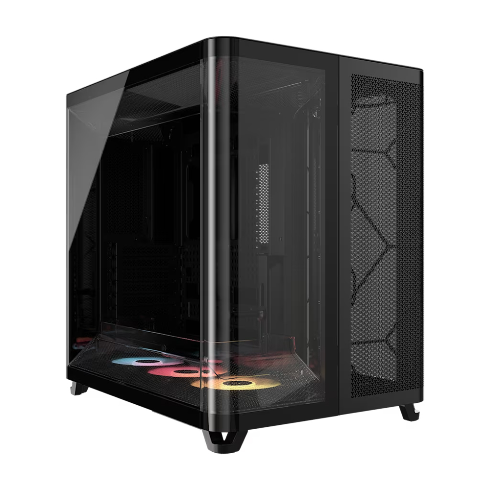 CASE MID TOWER CORSAIR AIR 5400 RS-R ARGB CAPACIDAD DE ENFRIAMIENTO OPTIMIZADA COLOR NEGRO - 1