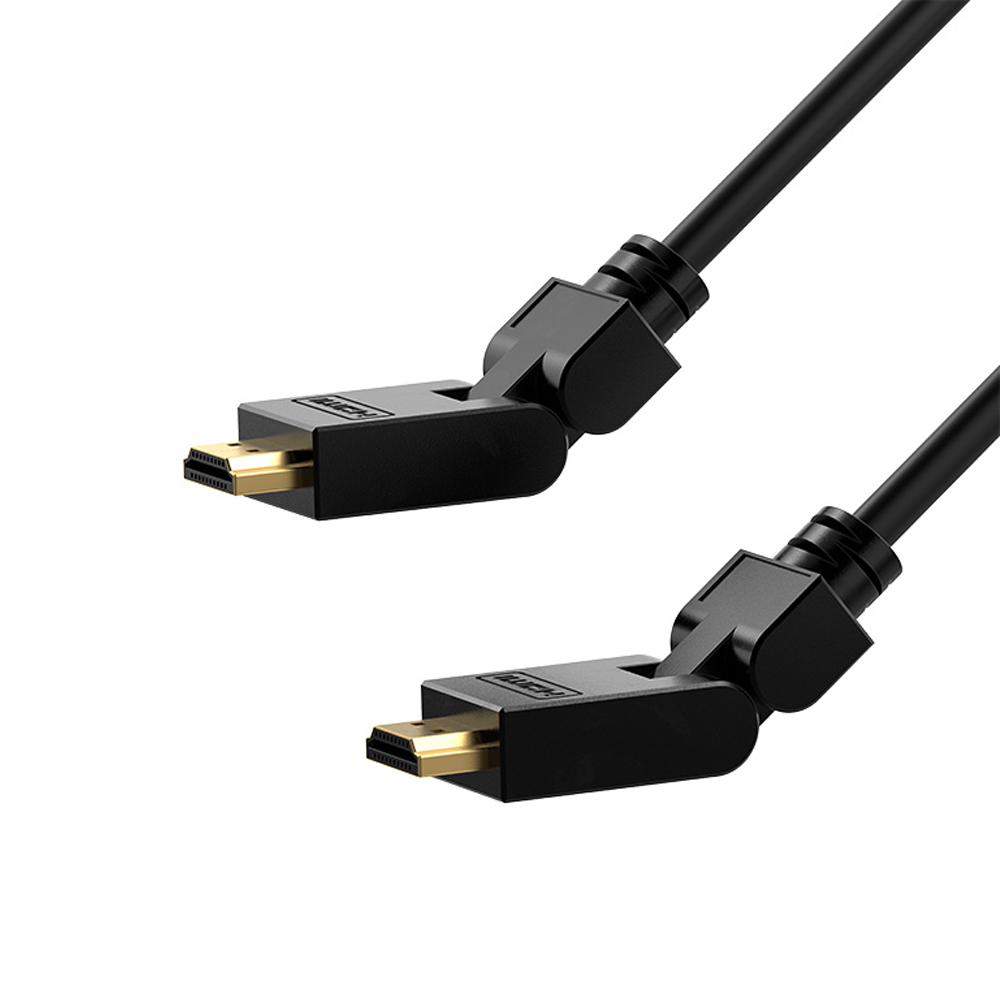 CABLE DE AUDIO Y VIDEO XTECH - HDMI - MALE A MALE SWIVEL 6F - 1