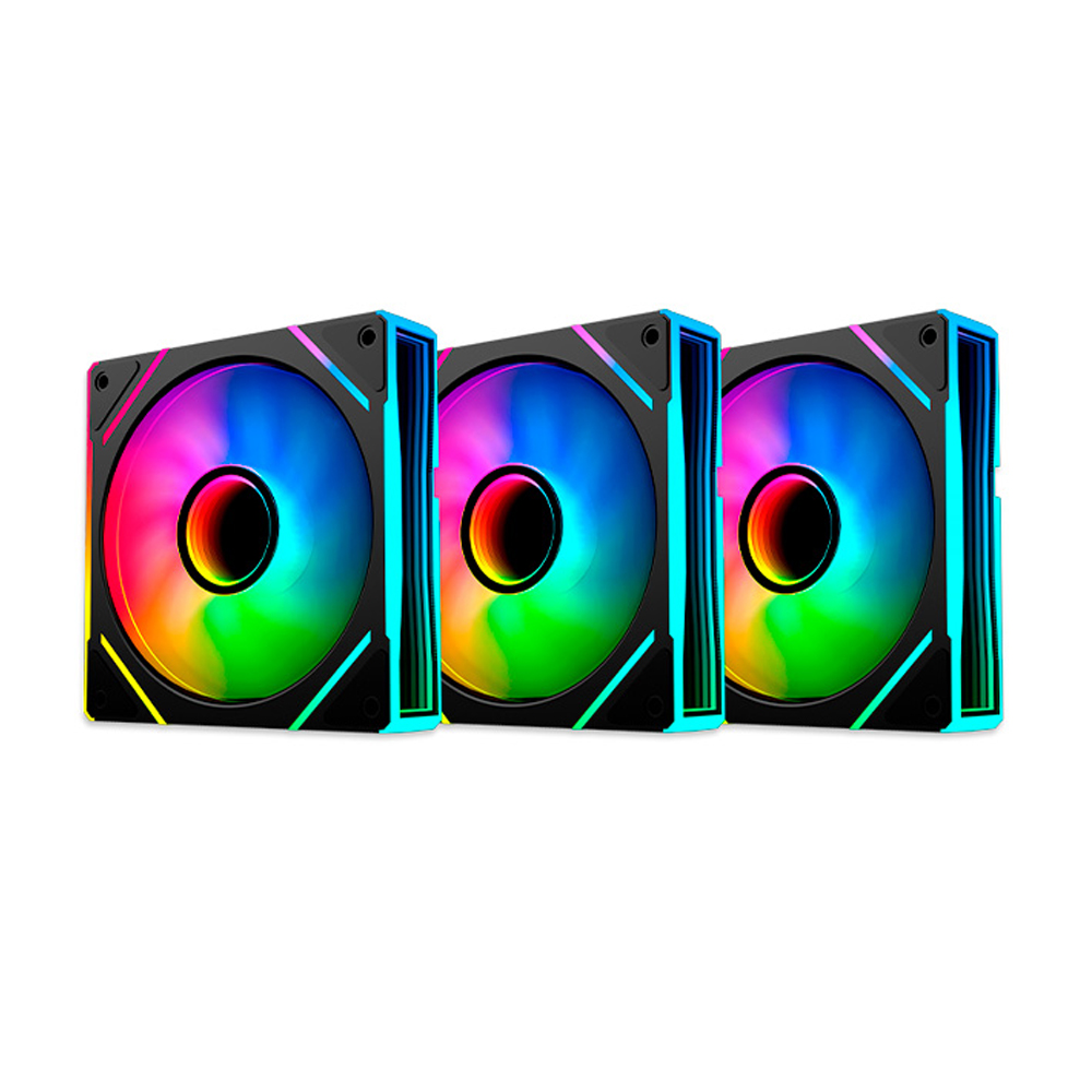 COOLER DE CASE ANTRYX INFINITY IF 120 ARGB 120MM 3 VENTILADORES BLACK - 1