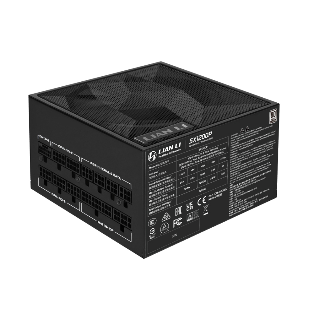 FUENTE LIAN LI SX 1200W 80 PLUS PLATINUM POTENCIA - 1