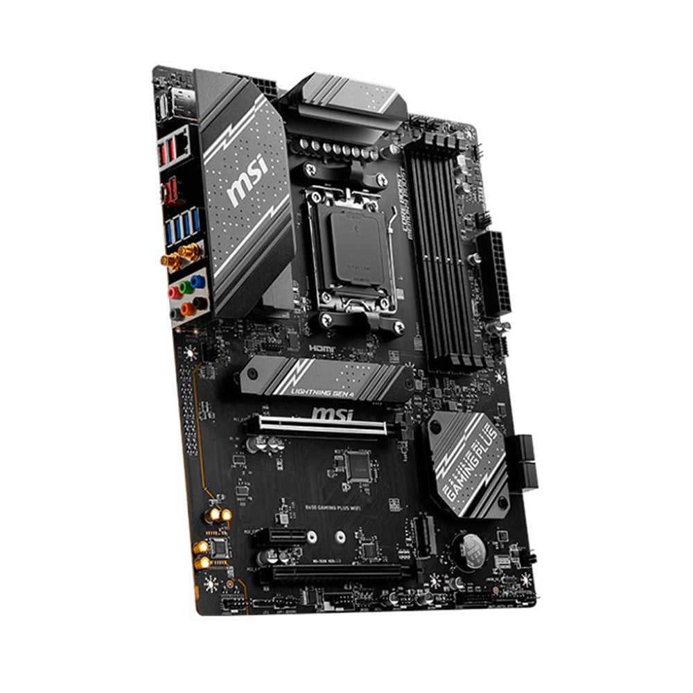 MOTHERBOARD MSI B650 GAMING PLUS WIFI AM5 4 DDR5 CONECTIVIDAD M.2 X2 - 1