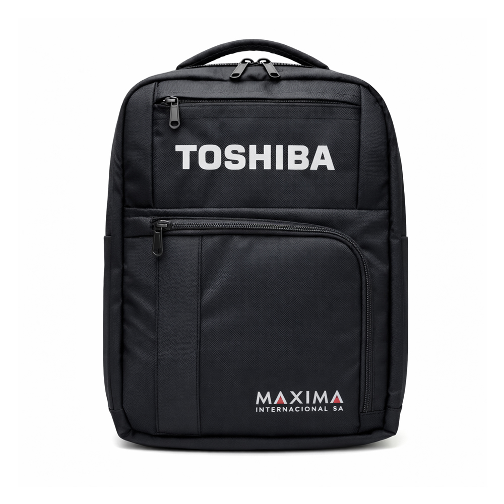 MOCHILA TOSHIBA TO14N PARA LAPTOP 14 CON COMPARTIMENTO NEGRO - 1