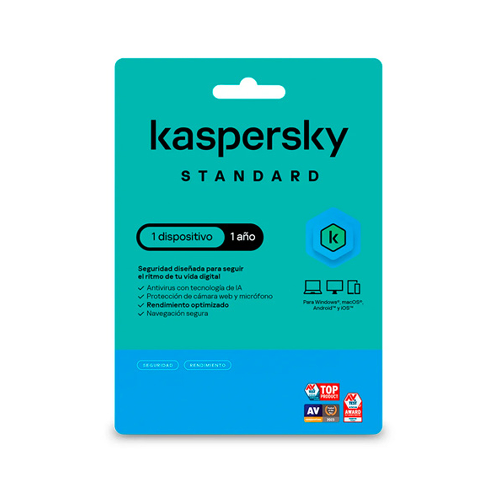ANTIVIRUS KASPERSKY STANDARD 1 PC 12 MESES - 1