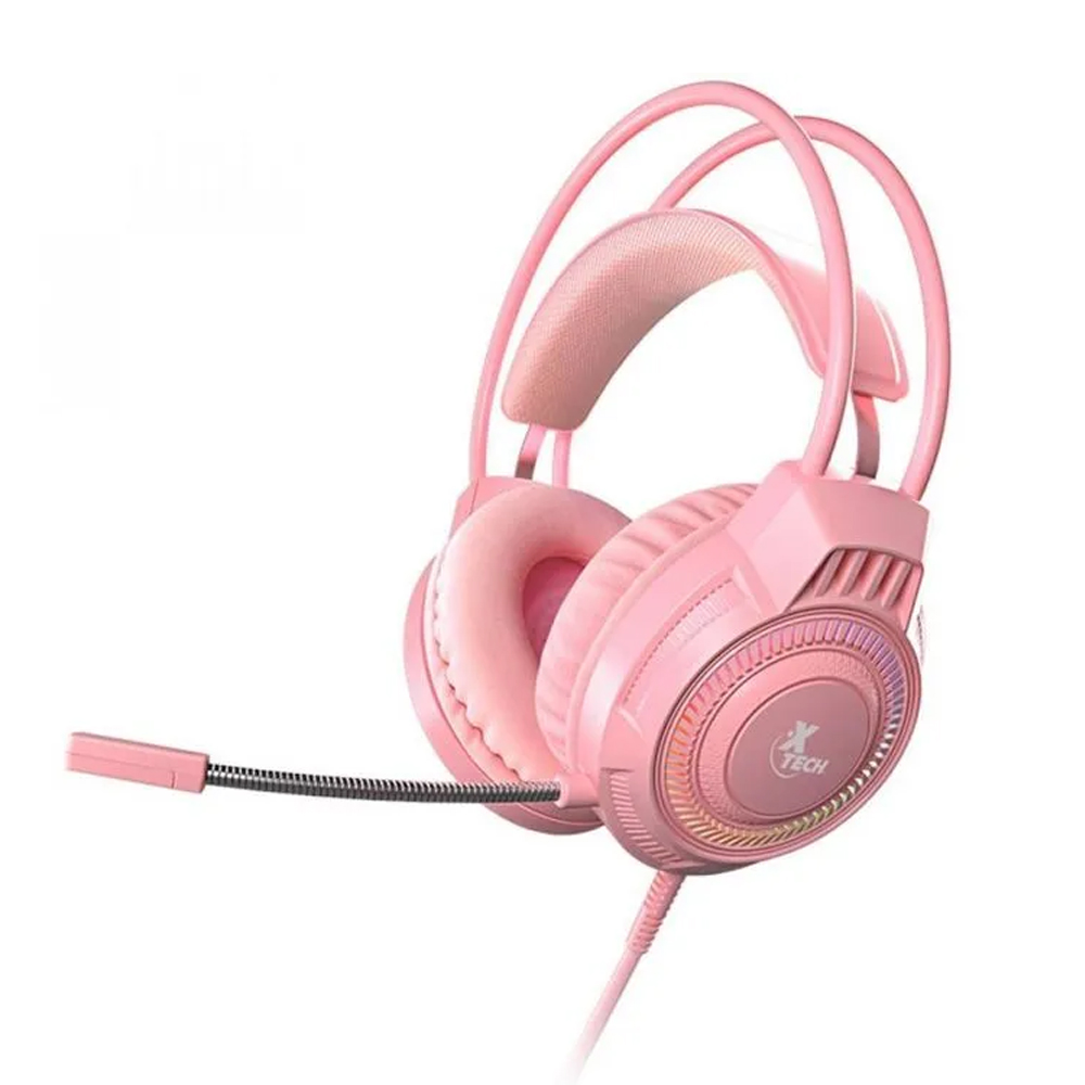 AUDÍFONO XTECH KHIONE GAMING USB-PLUG CON MICRÓFONO Y LED - 1