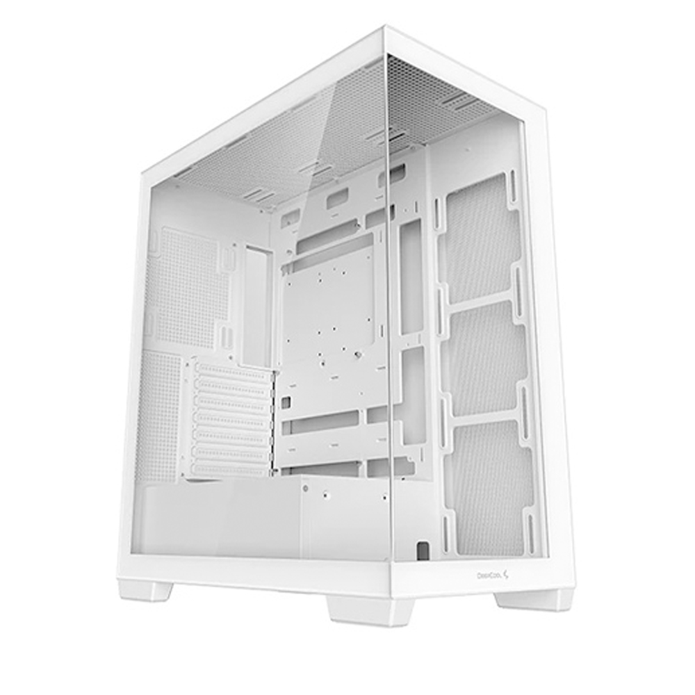 CASE DEEP COOL CG 580 WH CON PANEL DE VIDRIO COLOR BLANCO - 1