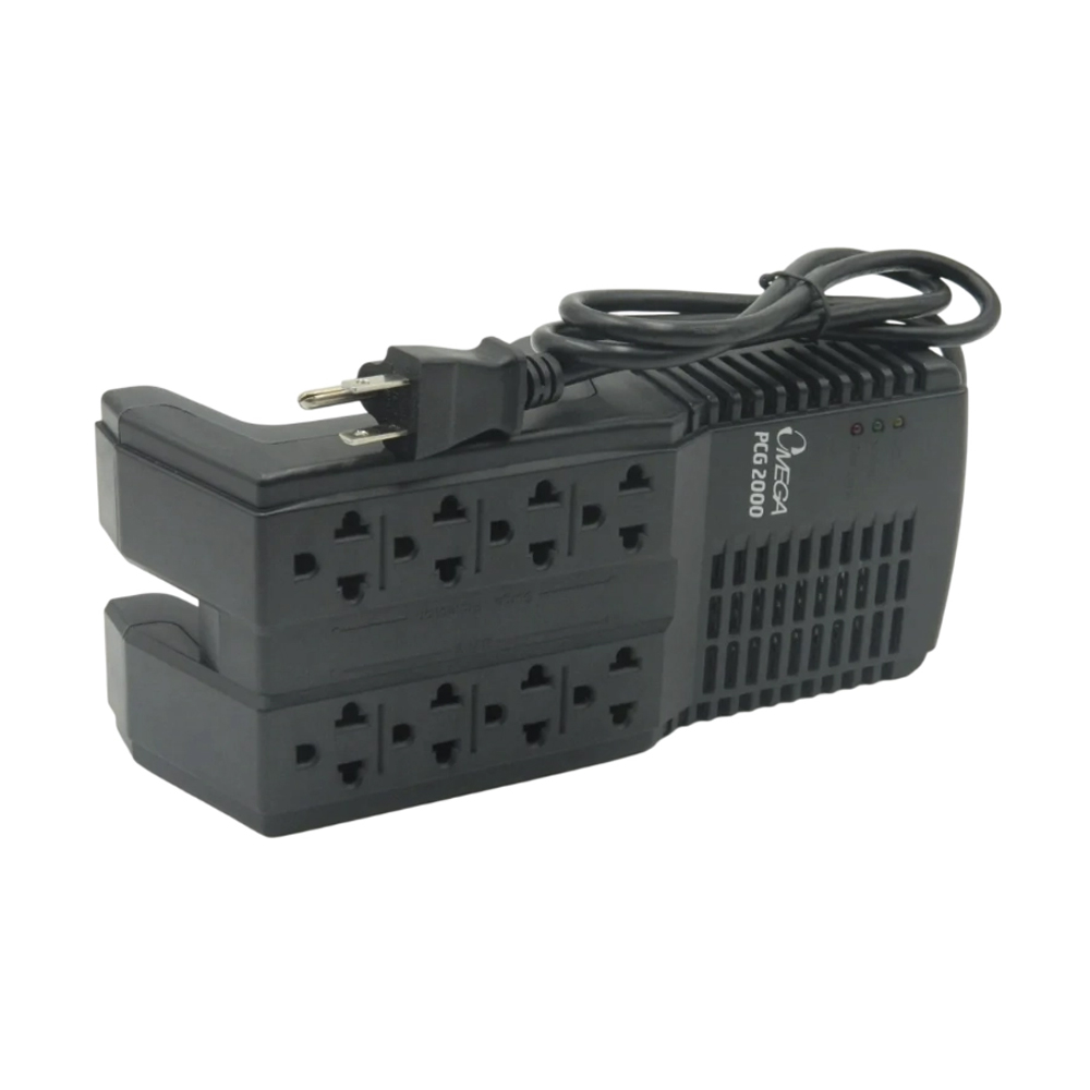 ESTABILIZADOR OMEGA PCG2000 1000VA - PROTECCIÓN 220V - 1