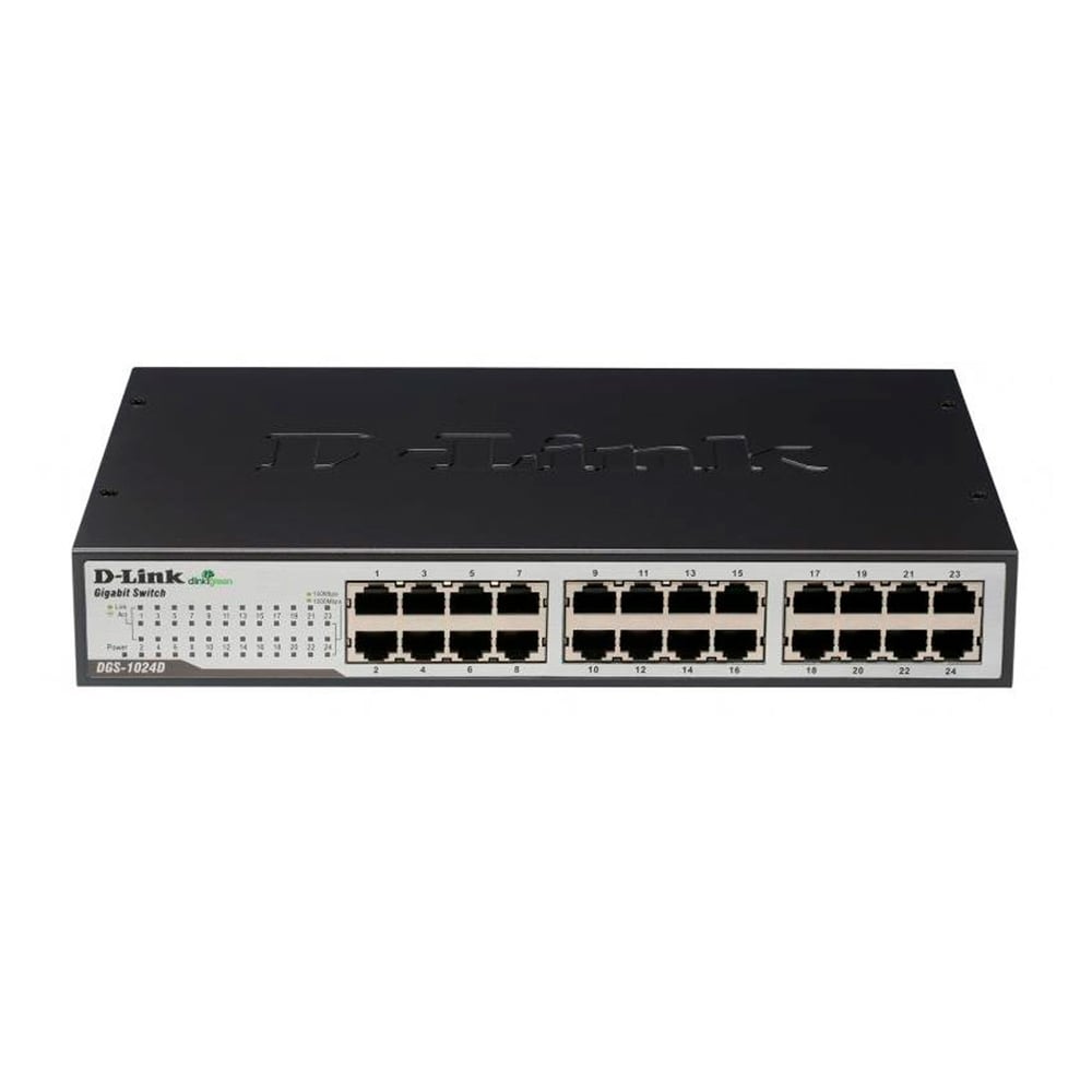 SWITCH D-LINK DGS-1024D 24 PUERTOS 10/100/1000 MBPS AUTO MDI/MDIX - 1