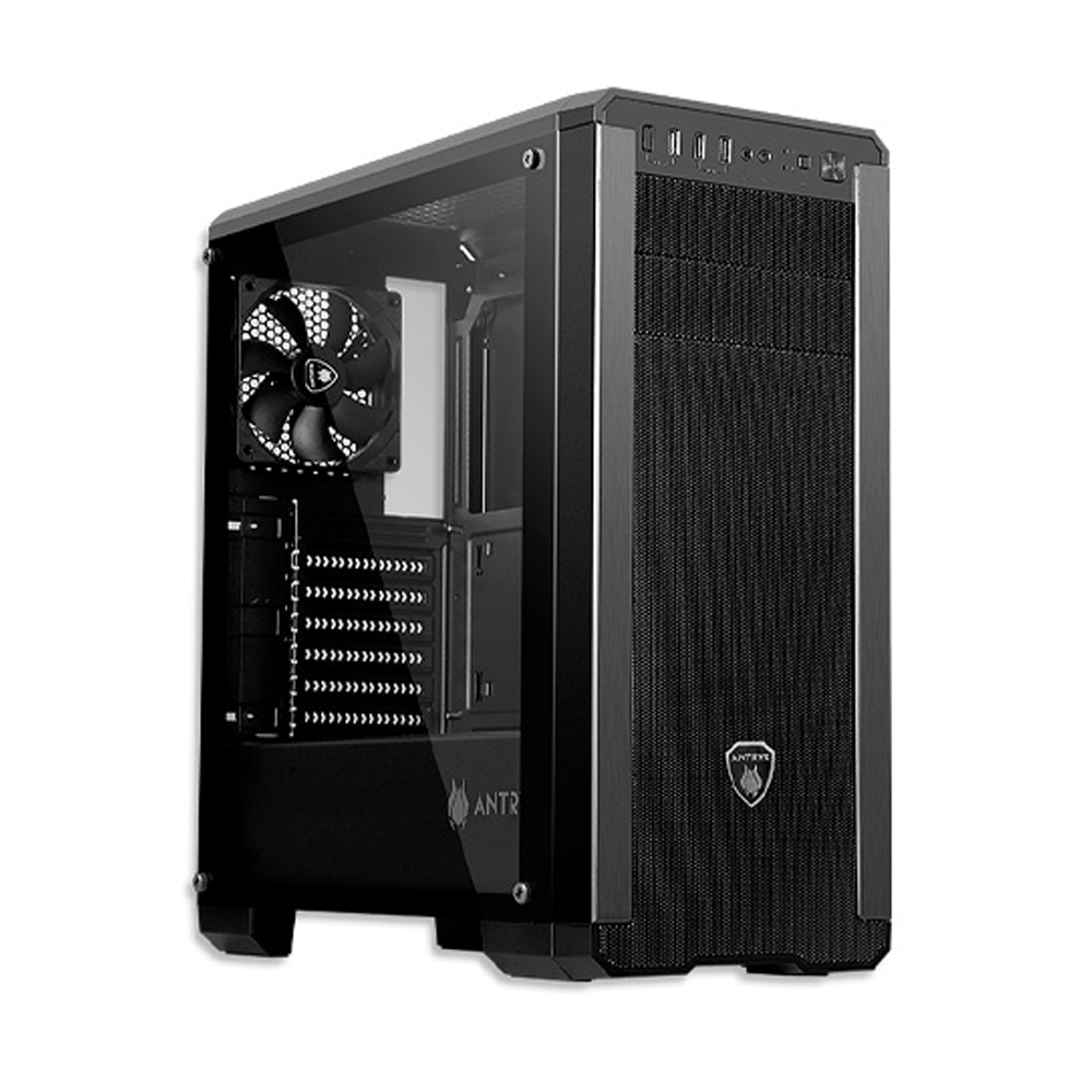 CASE ANTRYX RX 360 PERFORMANCE AC-RX360K3-600CP CON FUENTE B600W Y VIDRIO TEMPLADO COLOR BLACK - 1