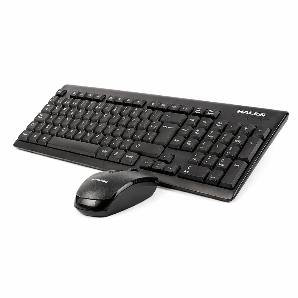 TECLADO MOUSE HALION HA-K204W INALAMBRICO - 1