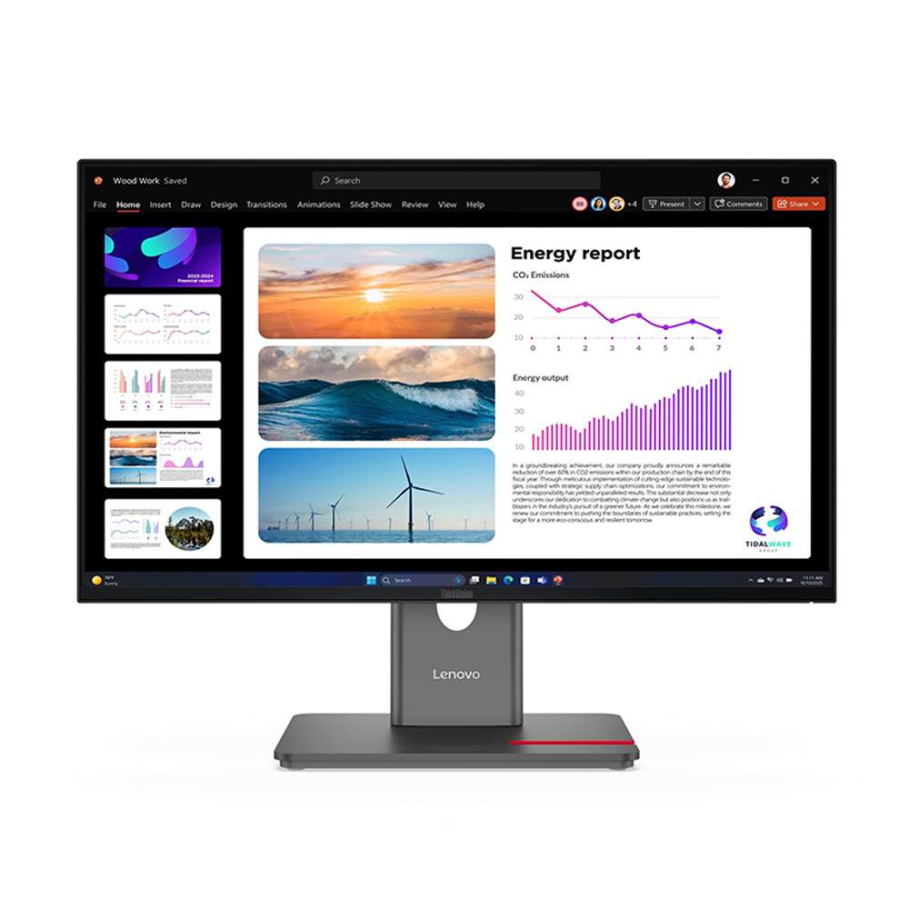 MONITOR LENOVO THINKVISION P24Q-40 64B2GAR1LA RESOLUCIÓN QHD CONECTIVIDAD PROFESIONAL - 1