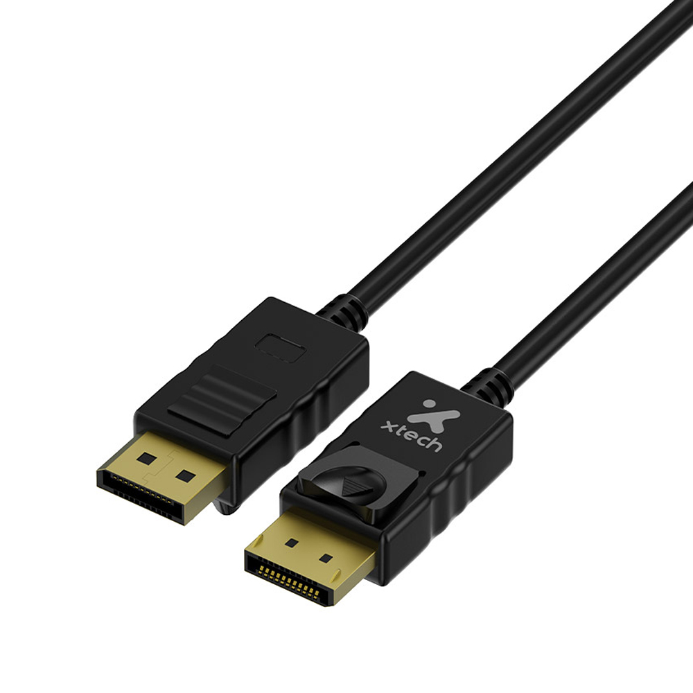 CABLE DISPLAYPORT XTECH XTC-379 1.83 M CONECTIVIDAD ALL BLACK - 1
