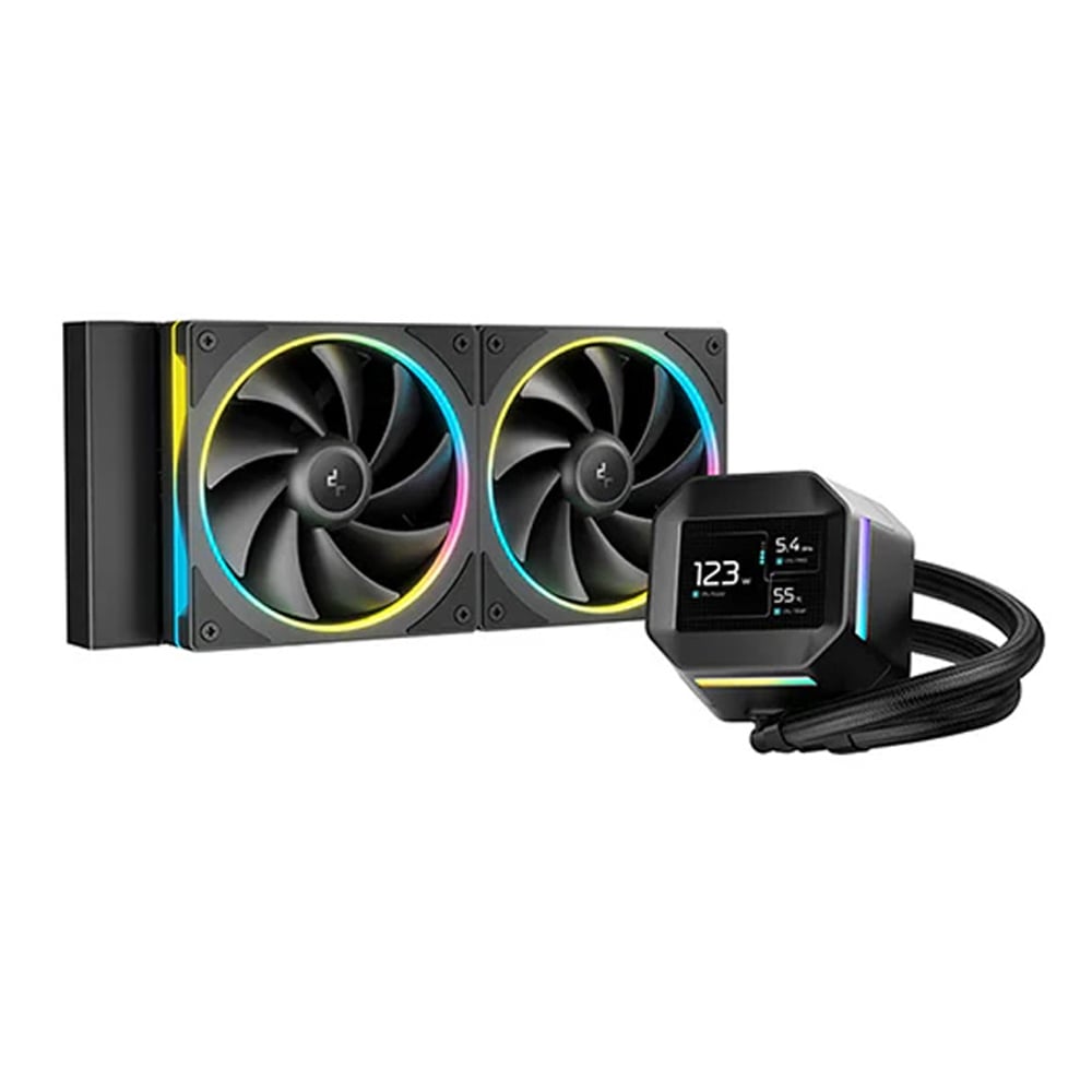 SISTEMA DE ENFRIAMIENTO LÍQUIDO DEEPCOOL LM240 A-RGB 240 MM ALUMINIO NEGRO - 1