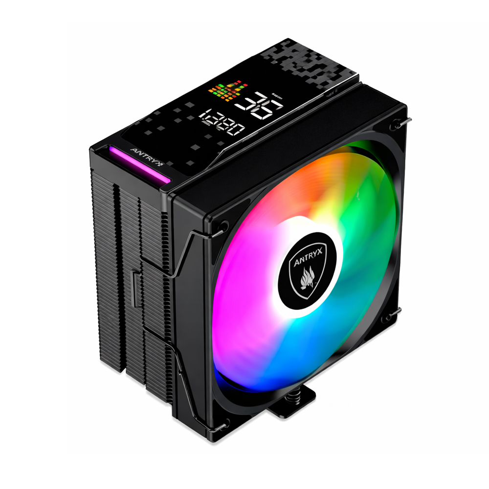 COOLER CPU ANTRYX MIRAGE 450 ARGB CON PANTALLA DIGITAL - 1