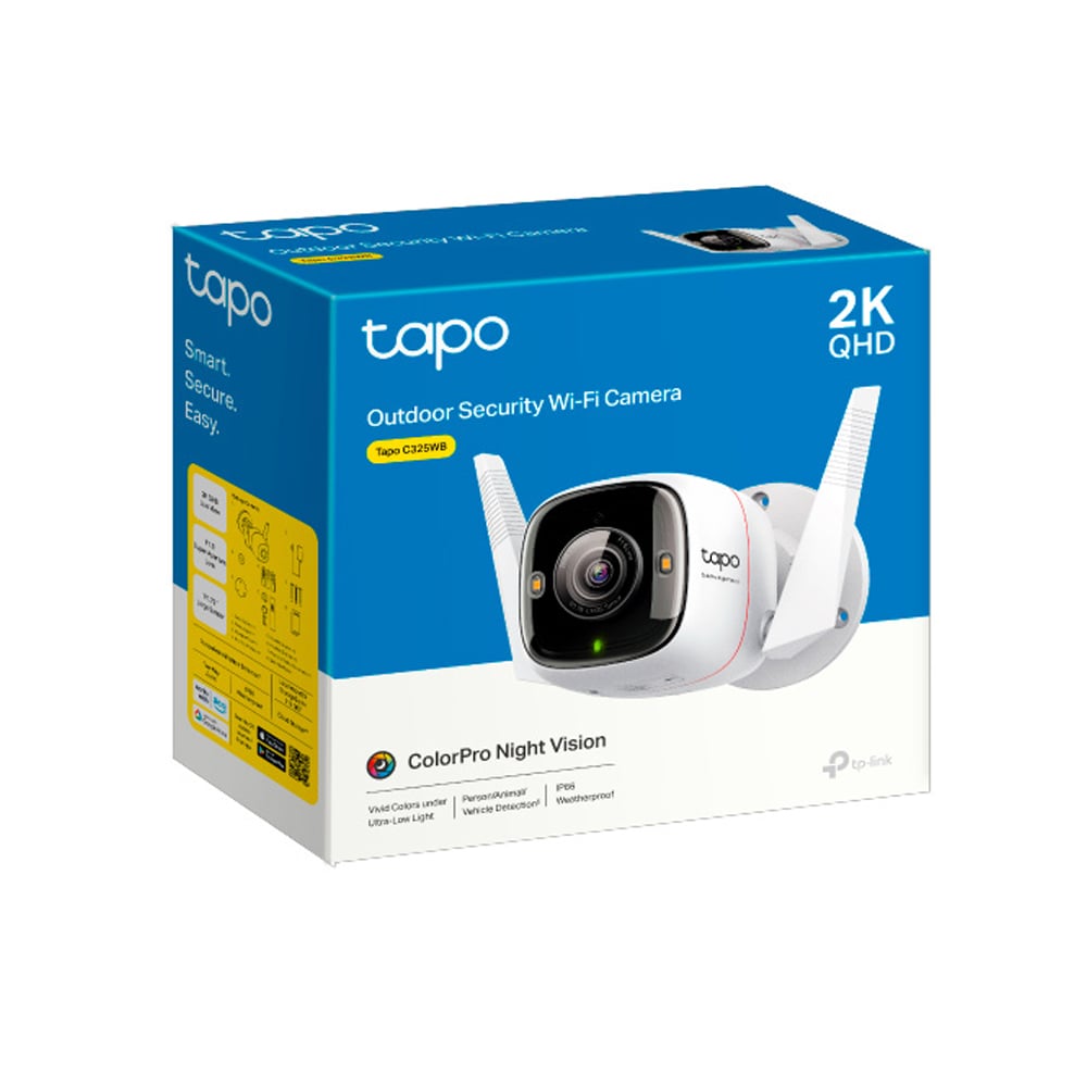 CÁMARA DE VIGILANCIA TP-LINK TAPO C325WB 2K QHD 4MP WIFI VISIÓN NOCTURNA - 1