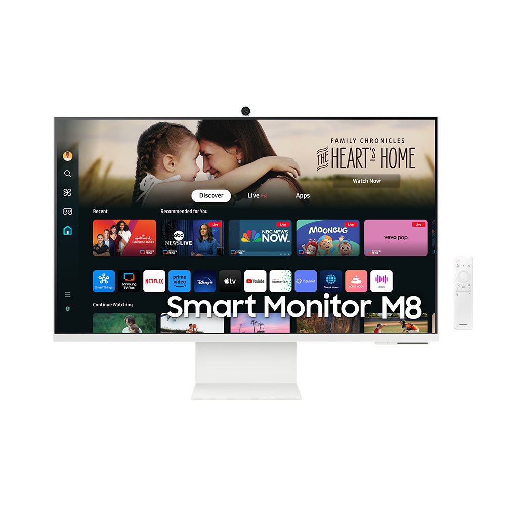 MONITOR SAMSUNG M8 32' UHD SMART AI, CONEXIÓN HDMI, DISEÑO ELEGANTE Y RESOLUCIÓN SUPERIOR - 1