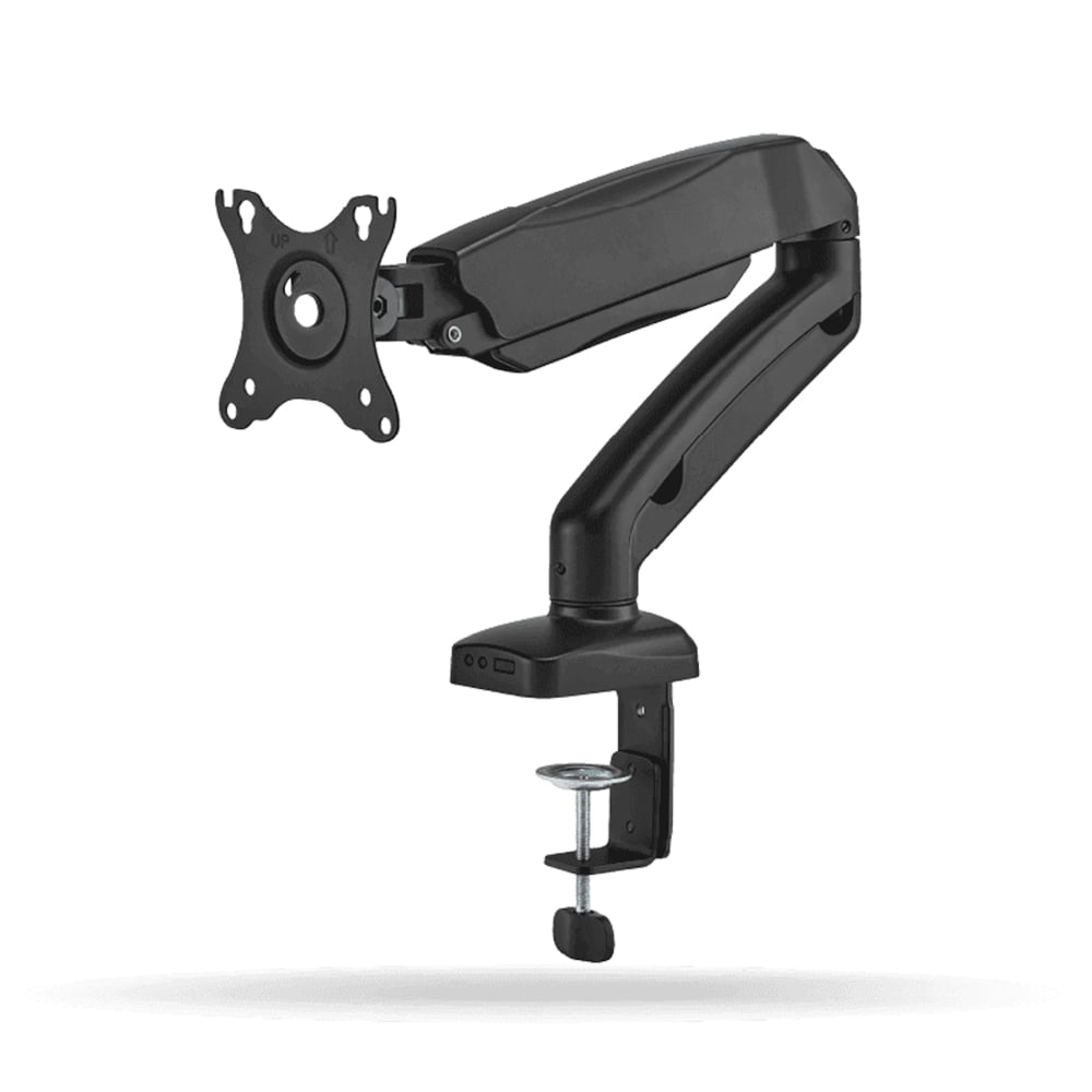SOPORTE PARA MONITOR KOREANO KE-C012L RESORTE MECÁNICO ILUMINACIÓN RGB MULTICOLOR - 1